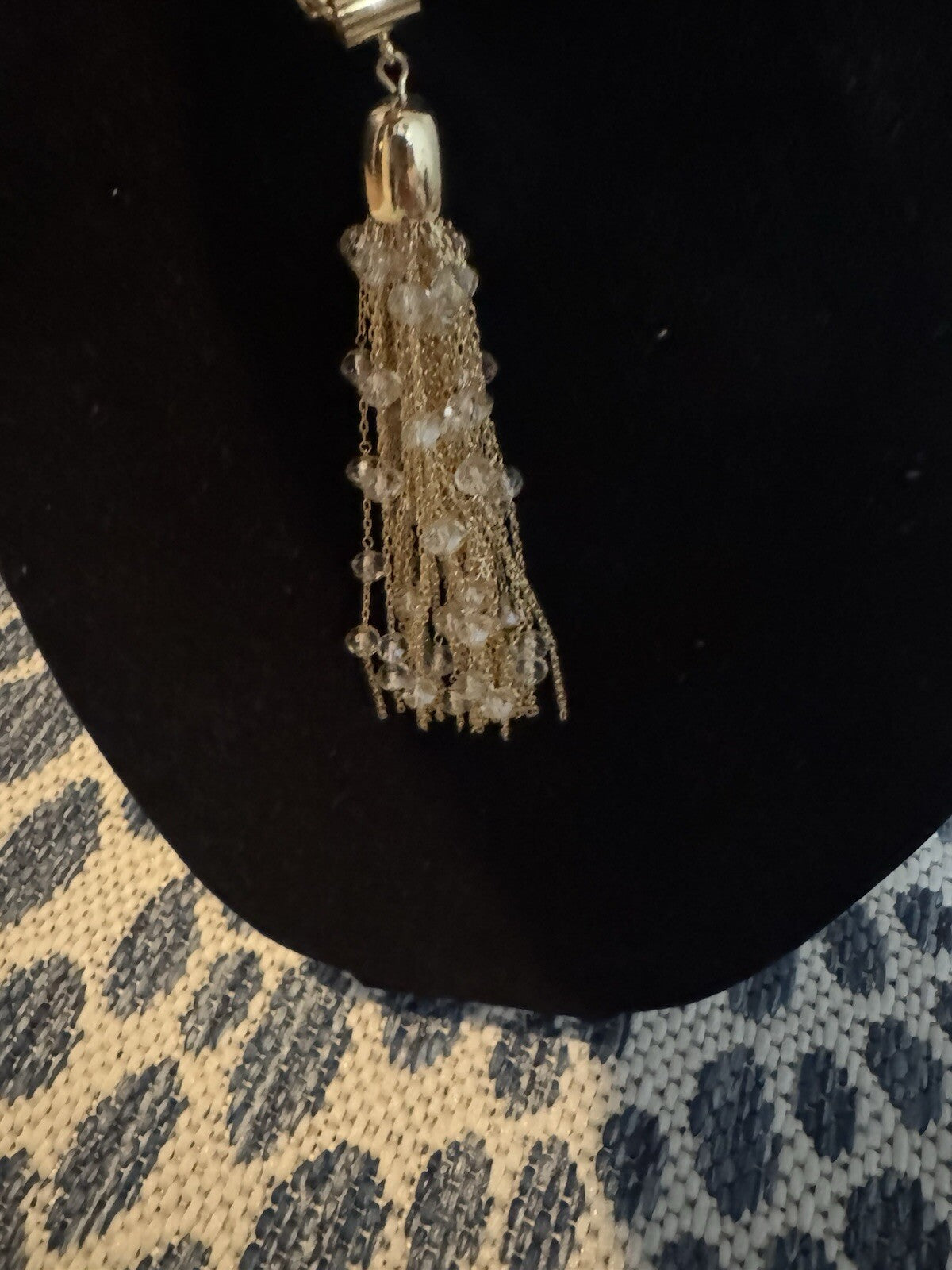 Ann Taylor Long Gold Necklace 