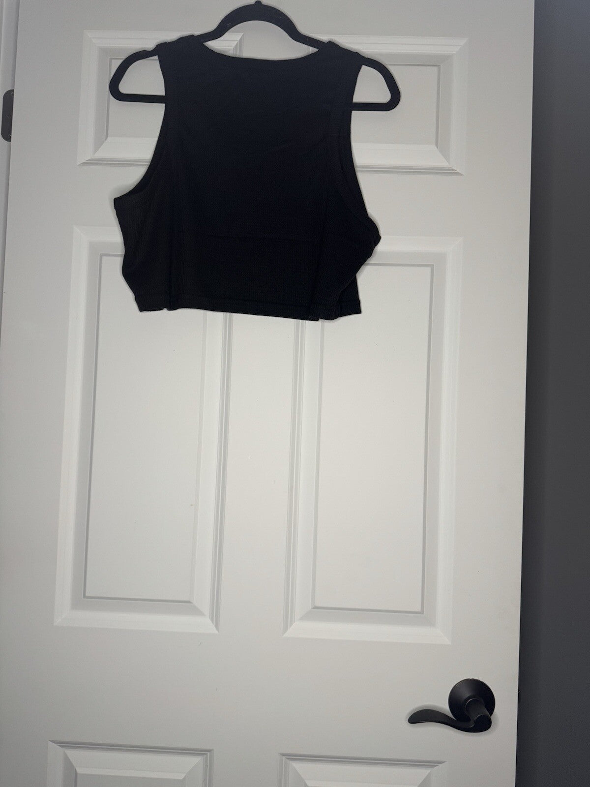 Zeagoo 2 Piece Pajama Set Xxl Crop Tank And Shorts Black Nwt 