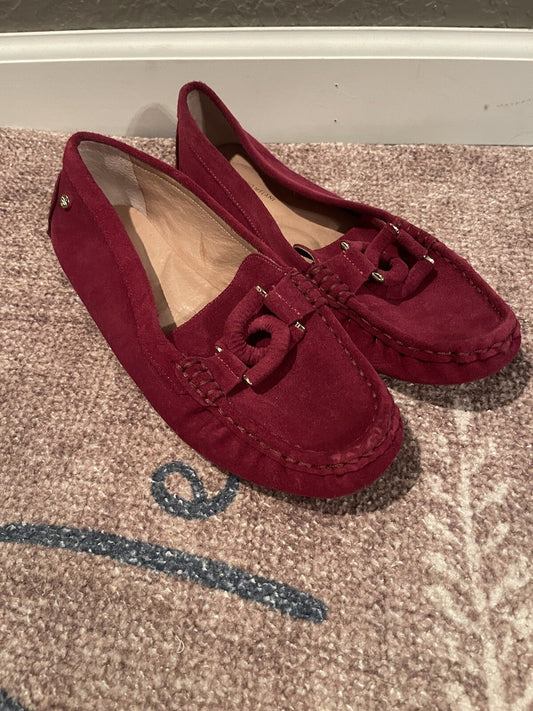 Antonion Melanie slip on shoes maroon size 9 New 