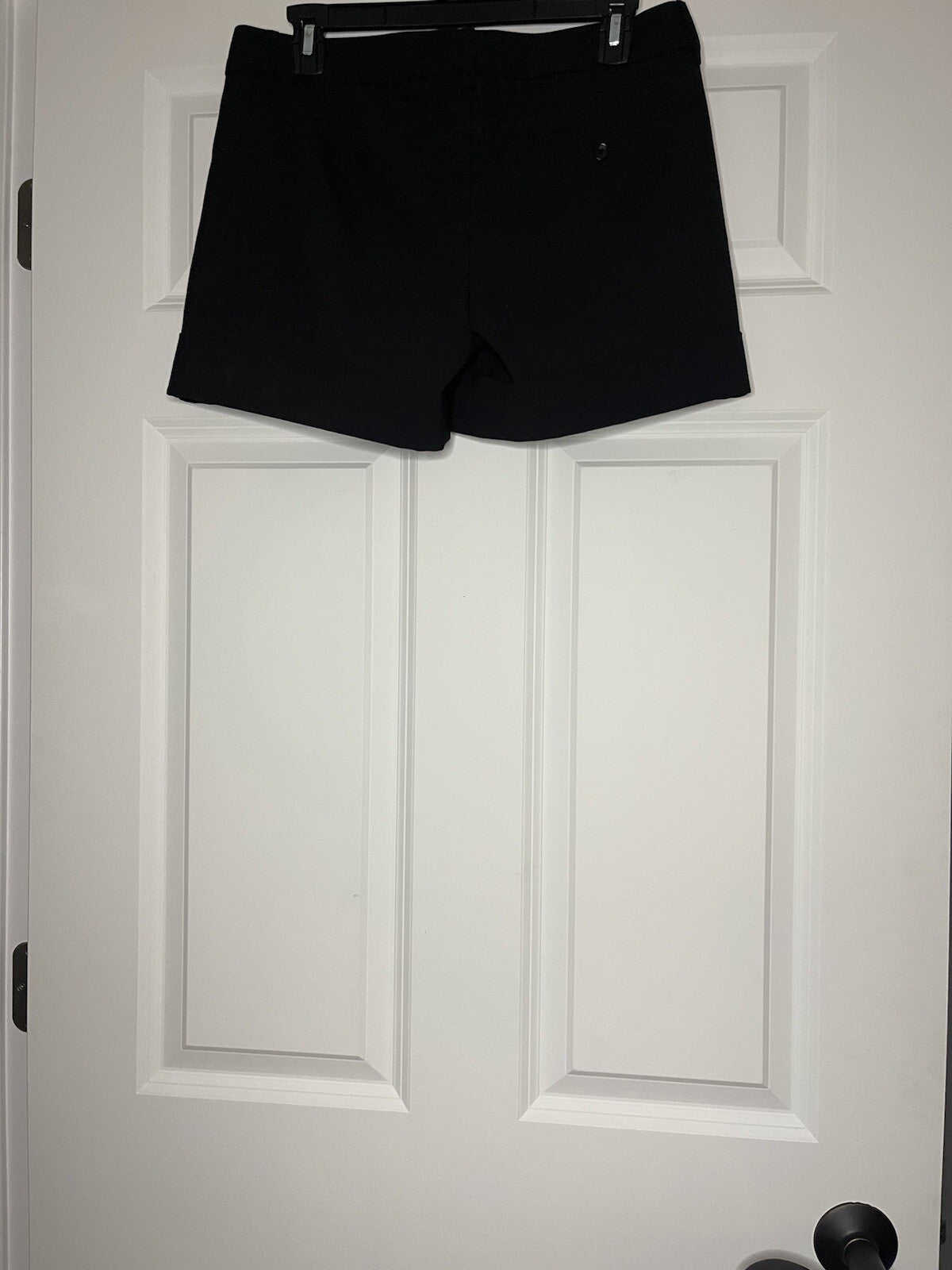 Express editor shorts black size 4