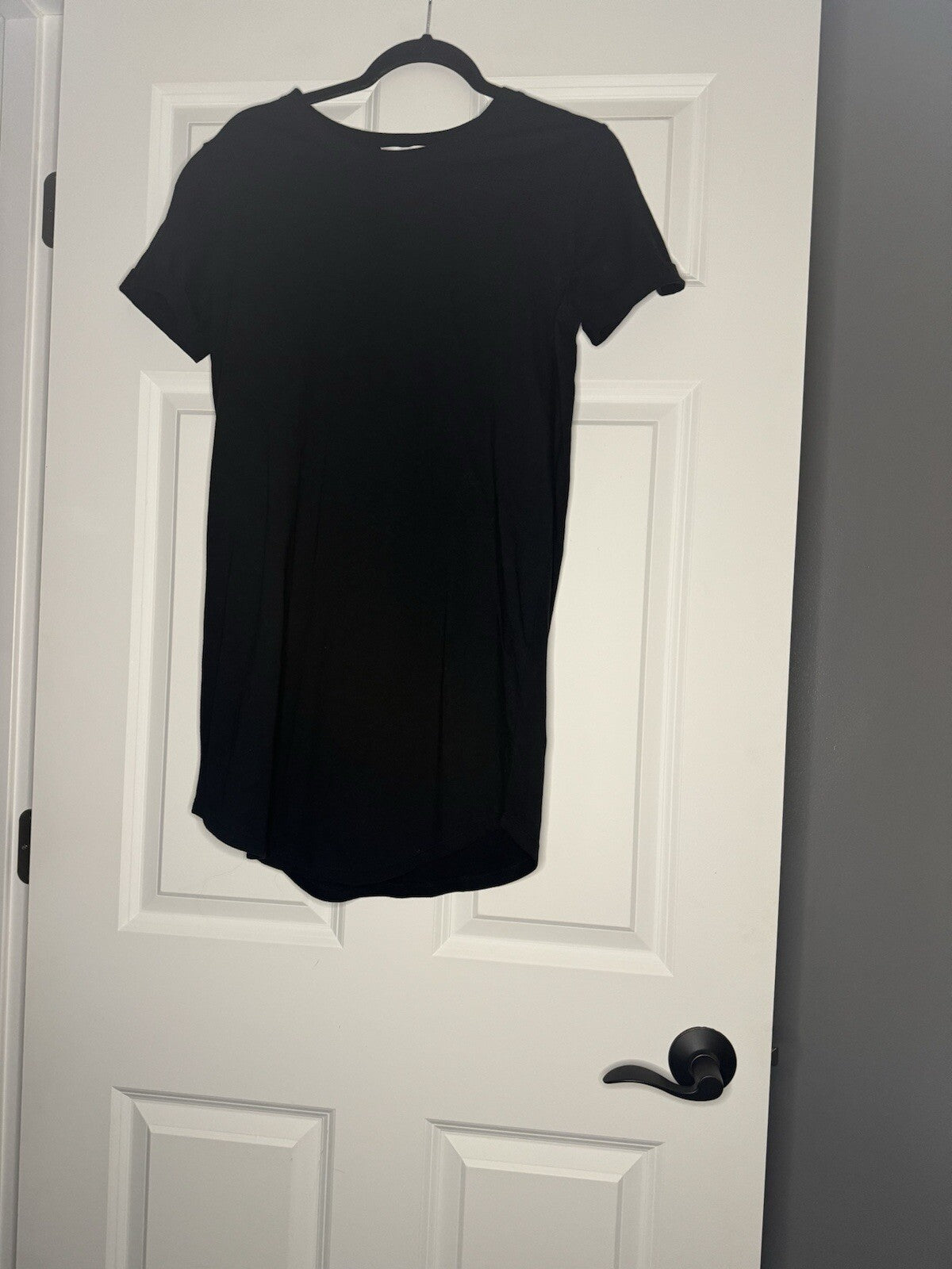 Forever 21 Short Sleeve Dress Small Black Nwt 