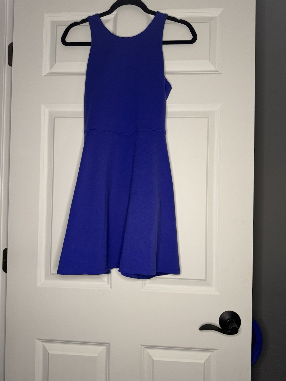 Athleta Sleeveless Activewear Dress Large Violet W Pockets