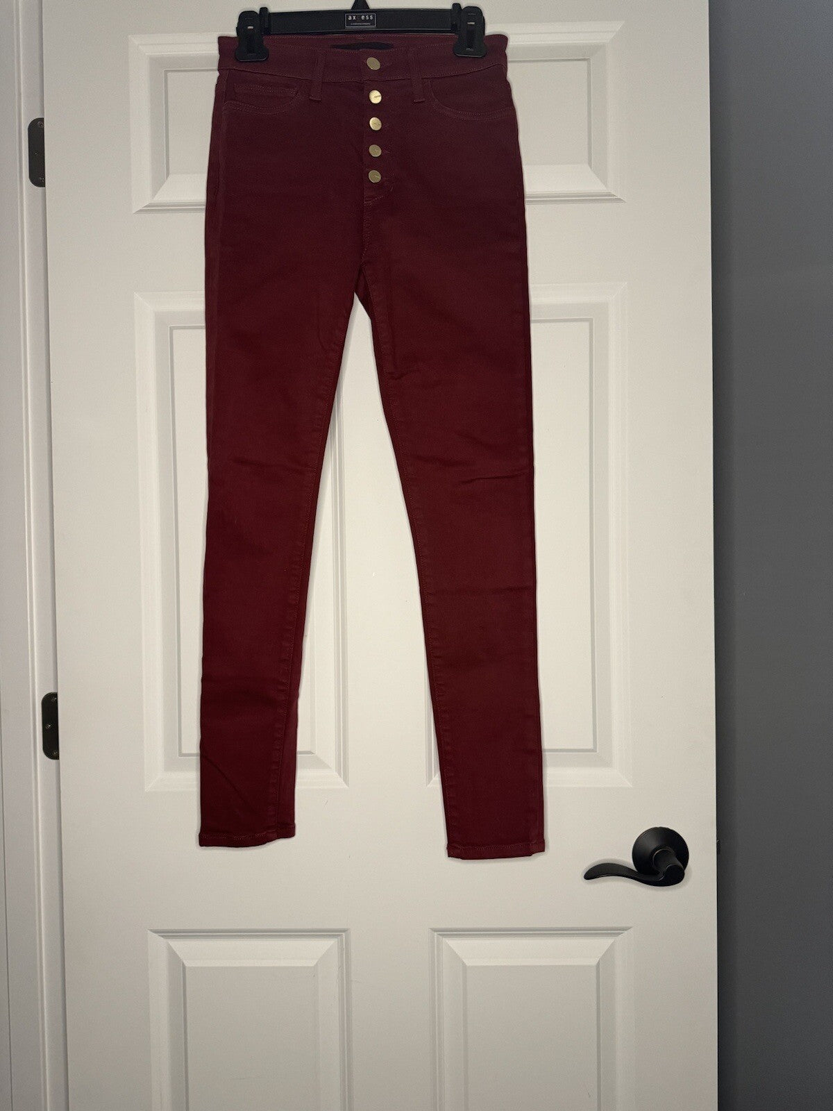 Joes The Charlie High Rise Skinny Ankle Jean 26 Red Never Worn