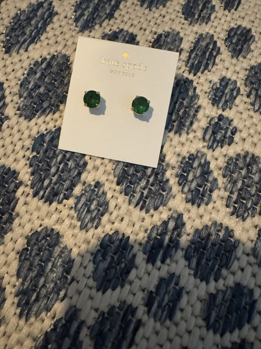 Kate Spade Earrings Green Brand New