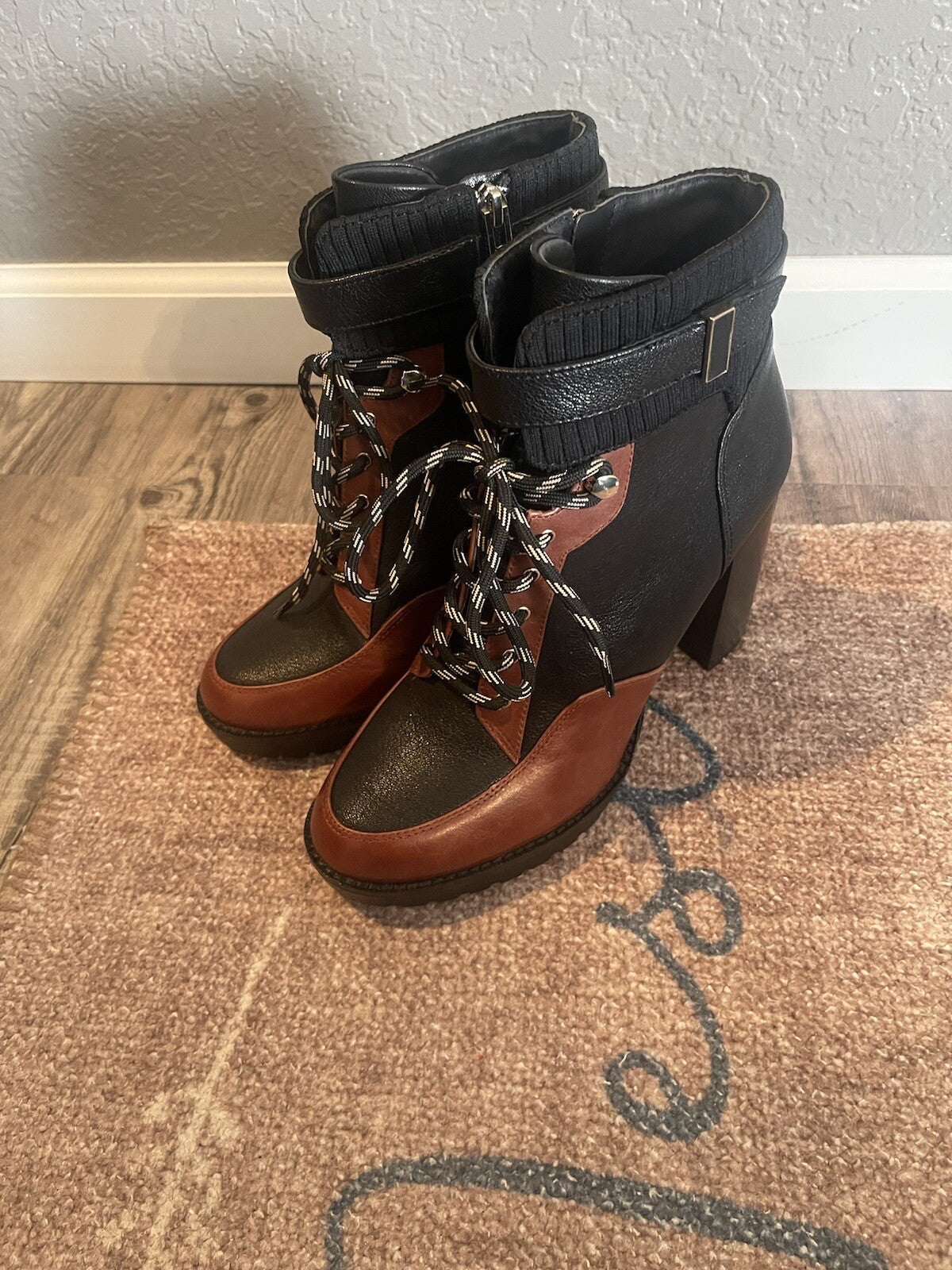 Antonio Melani Boots Size 9.5 Brown And Black Brand New 