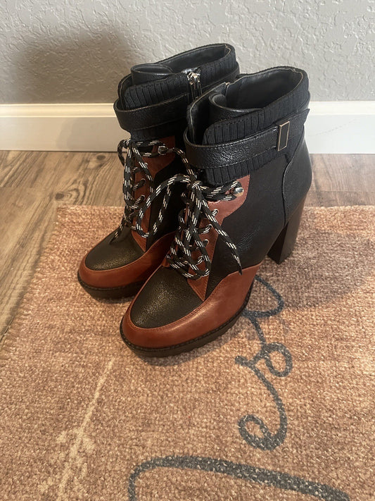 Antonio Melani Boots Size 9.5 Brown And Black Brand New 