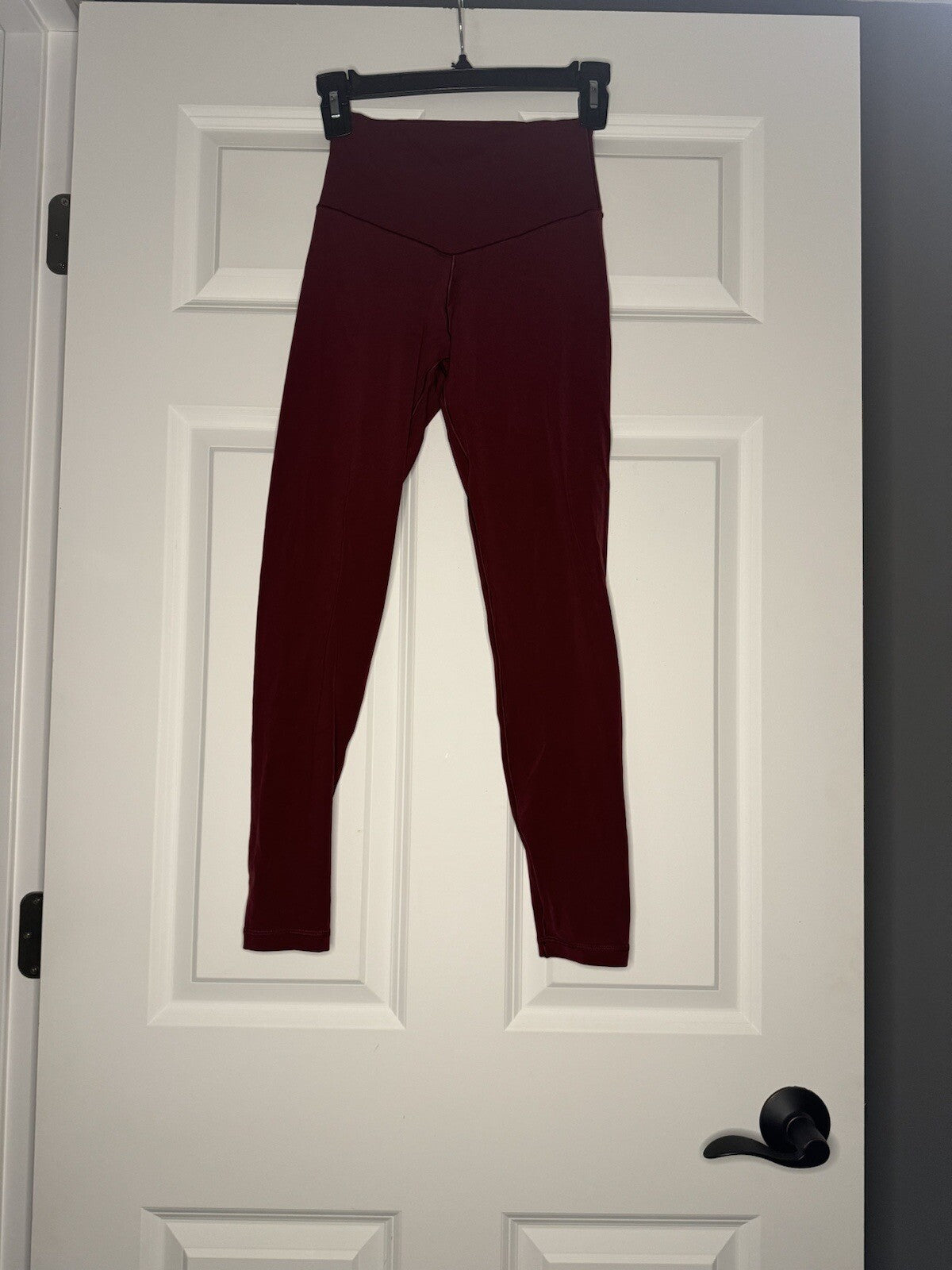 Aerie Chill Play Move Cropped Leggings Small Maroon 
