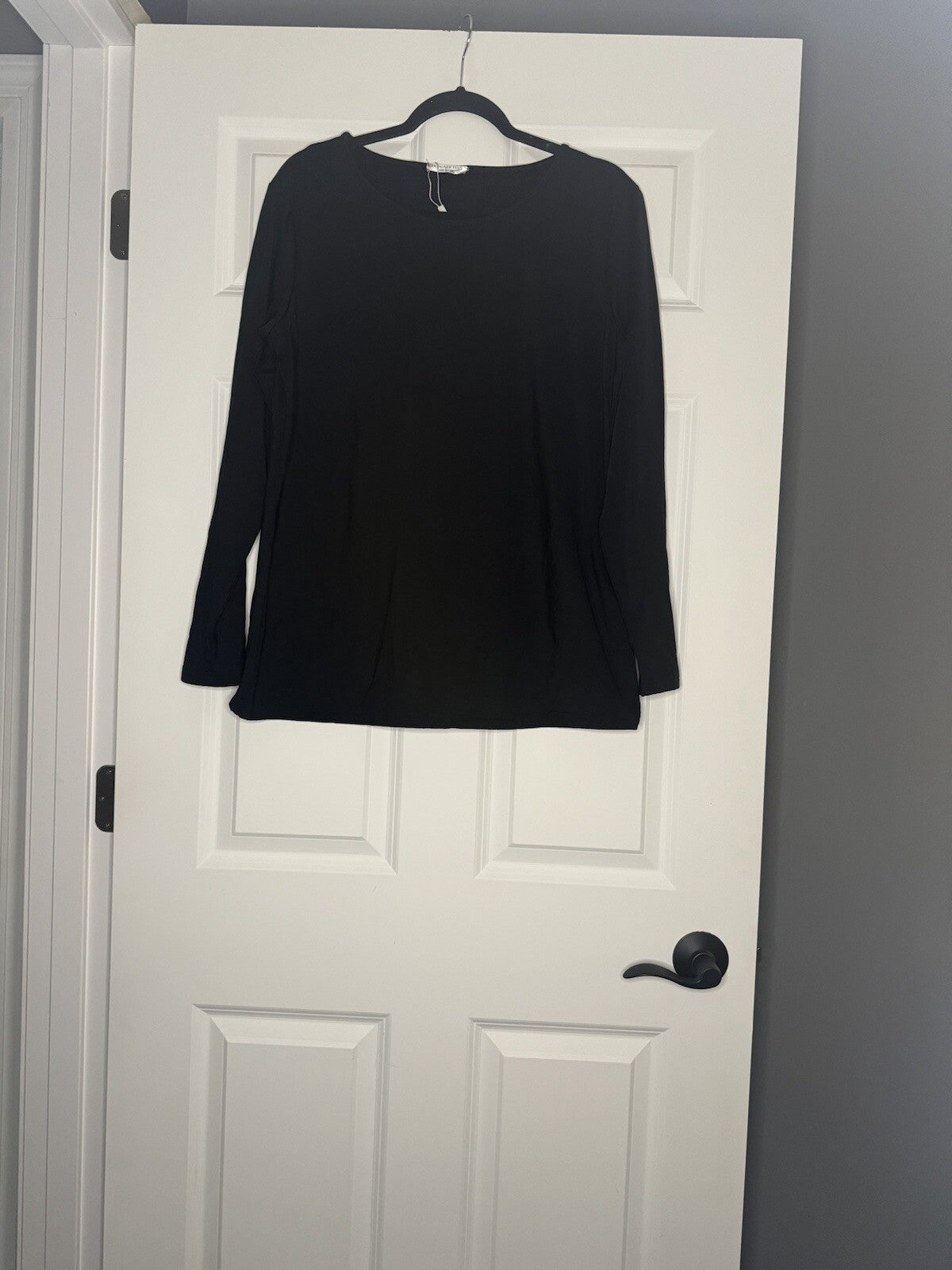 Ekouaer 2 Piece Outfit 18w Black Long Sleeve And Pants Nwot 