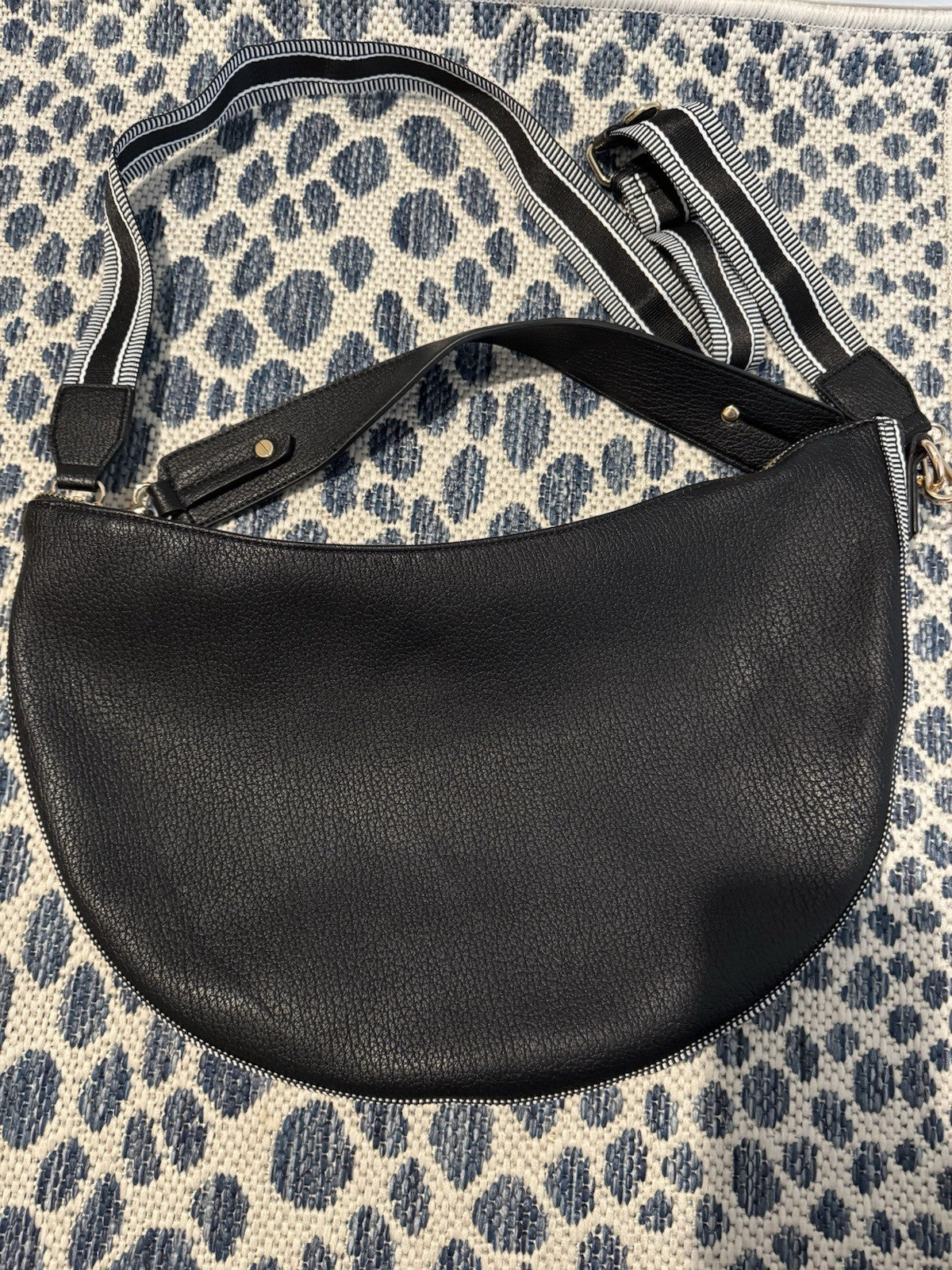 Mali And Lili Purse Black And White Shoulder Or Crossbody New