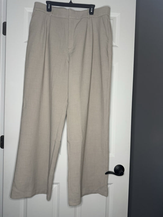 Abercrombie And Fitch Slacks Beige Xl Long Nwt $90