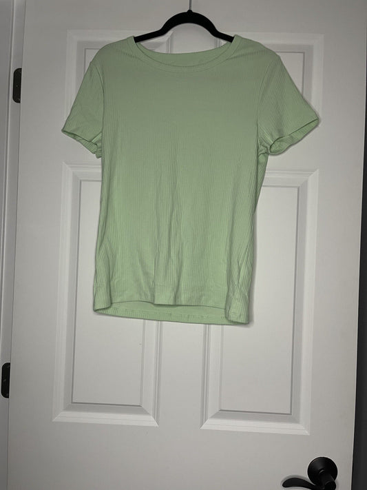 Gap Rib Tee Large Light Green New With Tags 