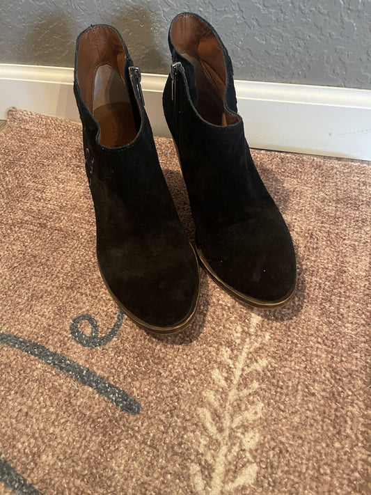 Lucky brand booties size 8 black 