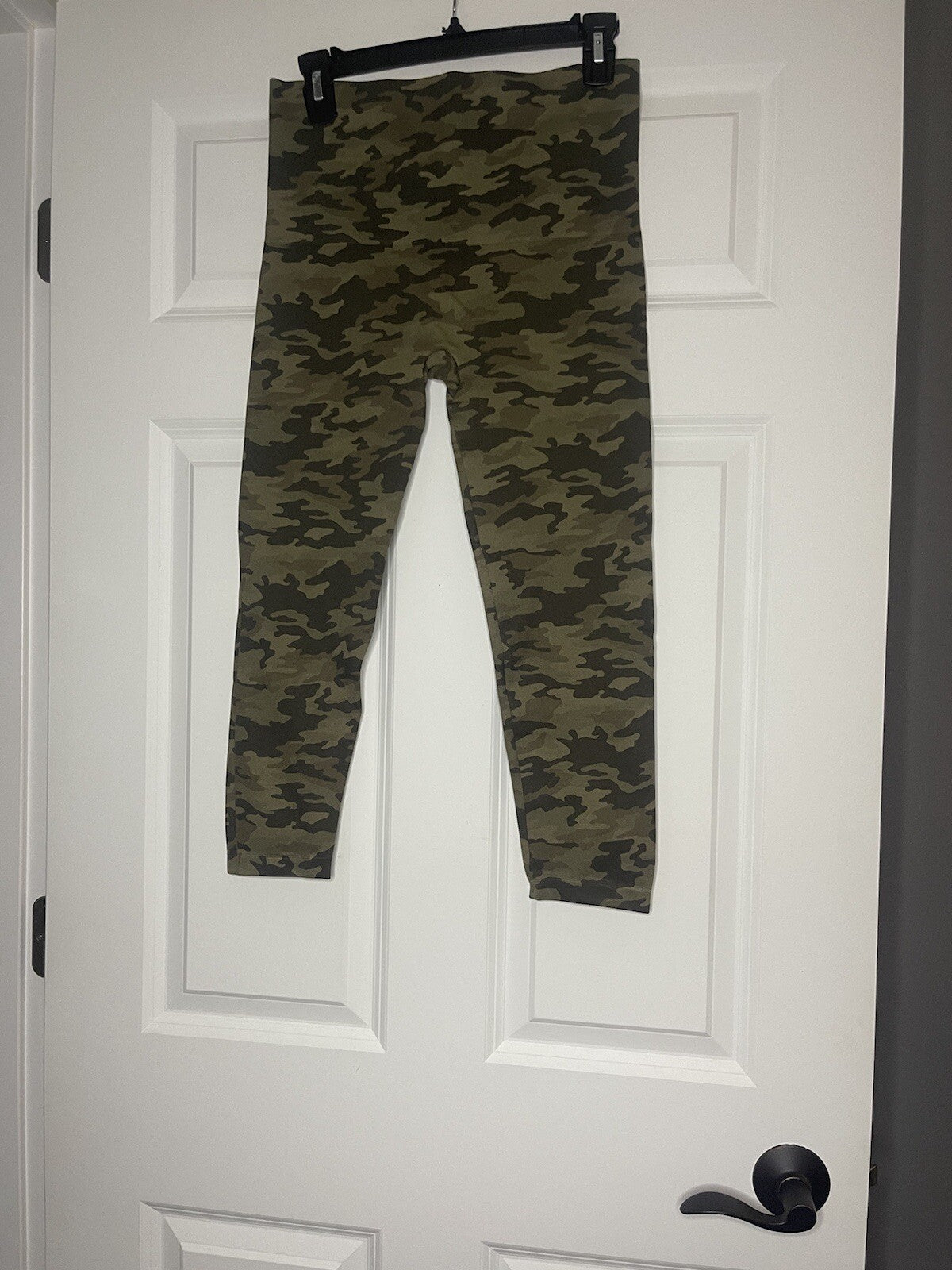 Spanx Camo Leggings Green Brown Camo Print Xl