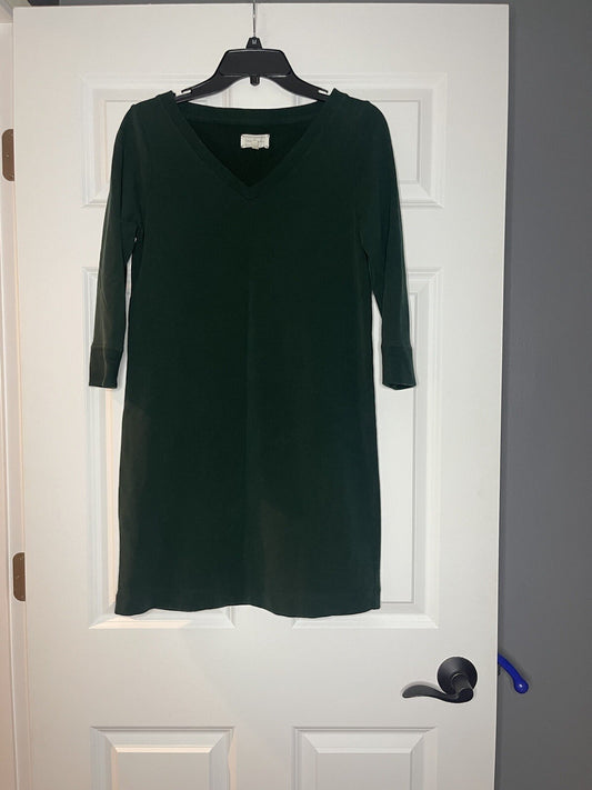 Lou & Grey sweater dress green small 