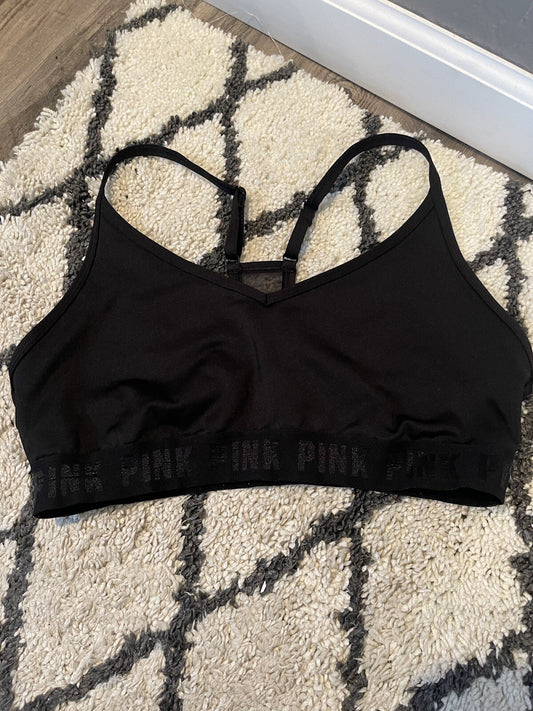 Pink Ultimate Sports Bra Large Black 