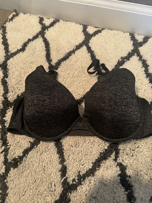 Victorias Secret Uplift Semi Demi 34c Black And White Heathered 