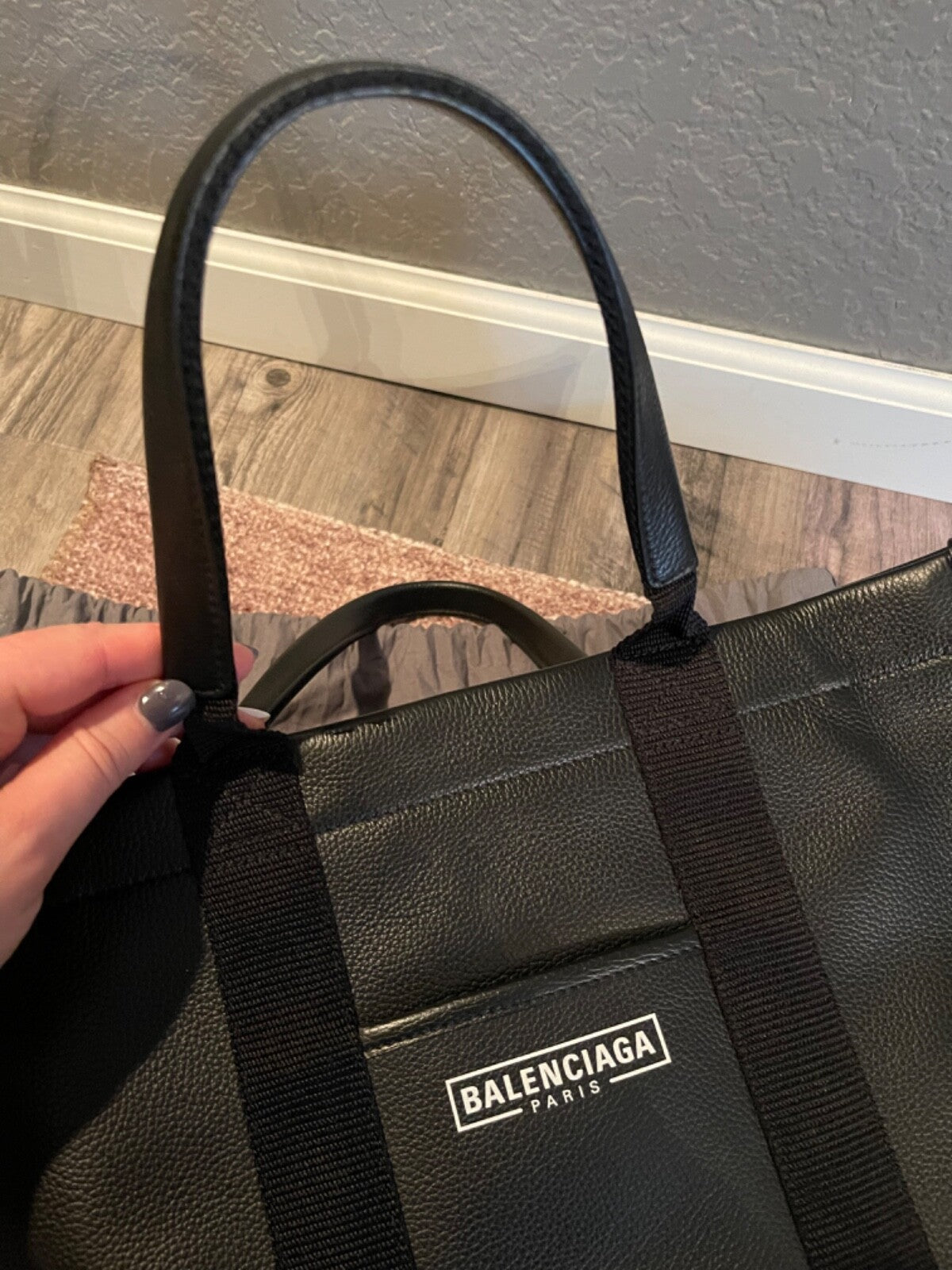 Balenciaga Tote Bag Black With Dust Cover 