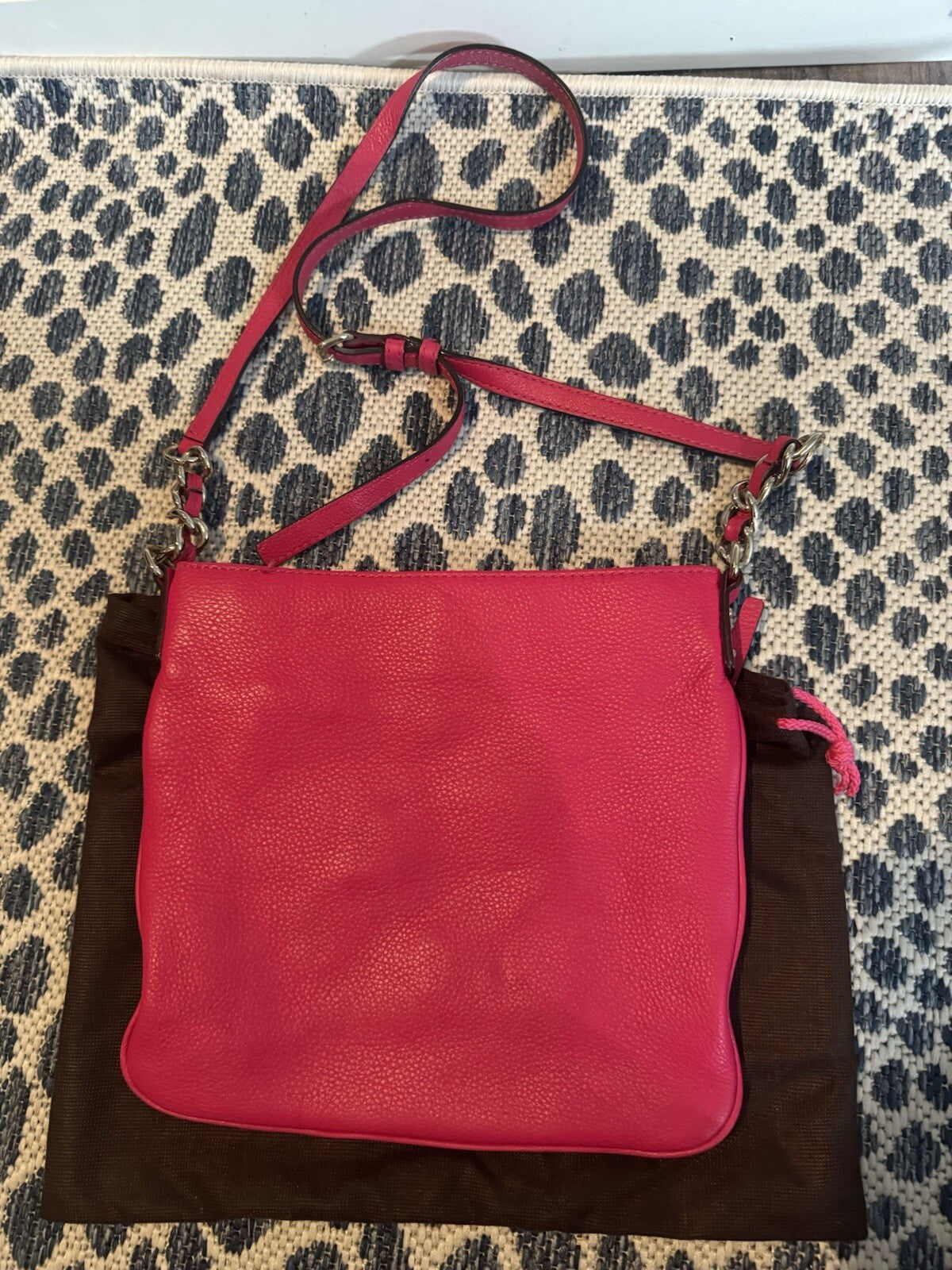 Kate Spade Pink Crossbody With Dust Cover In Good Condition
