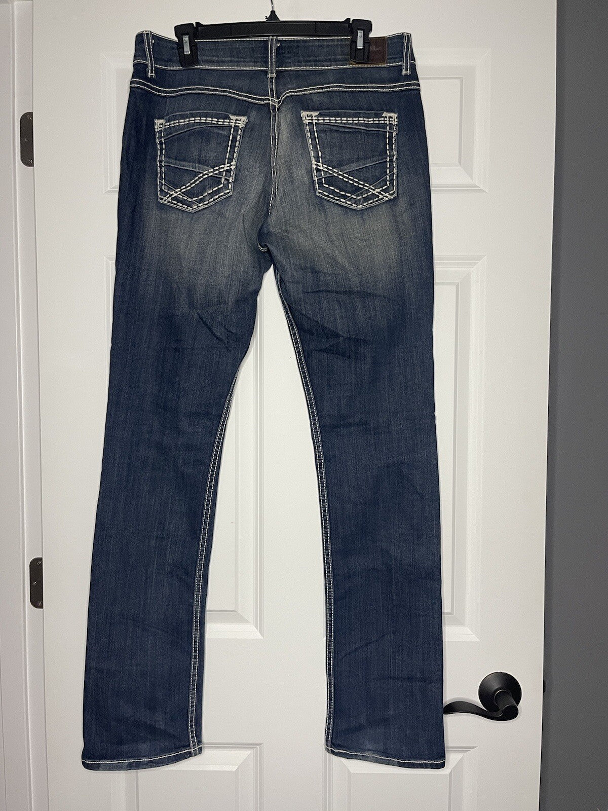 Bke culture straight jeans 30x 33 1/2 dark blue 