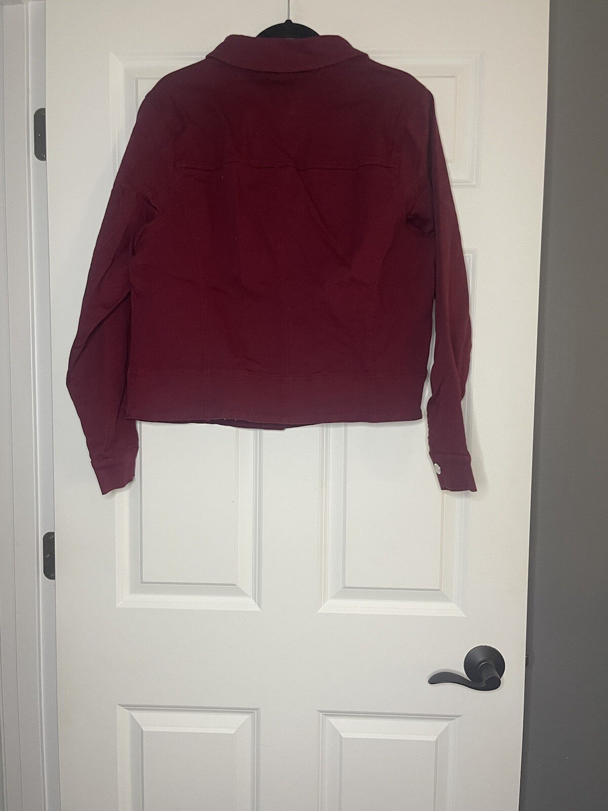 Venus Jean Jacket Xl Maroon 