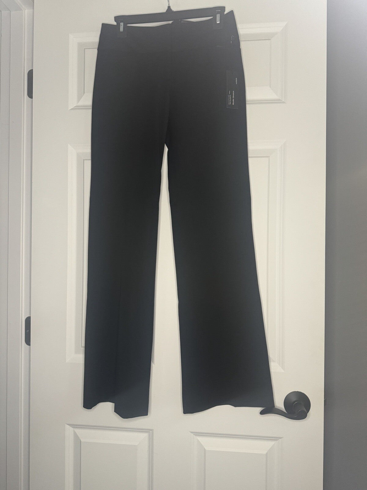 Express Editor Wide Waistband Flare Slacks 0r Black Nwt 