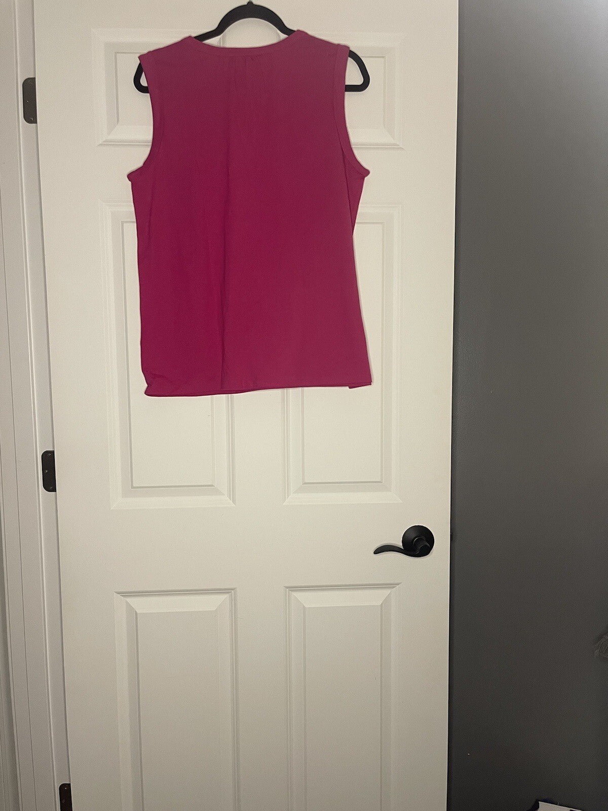 Loft Sleeveless Blouse Fuscia Large Nwt 