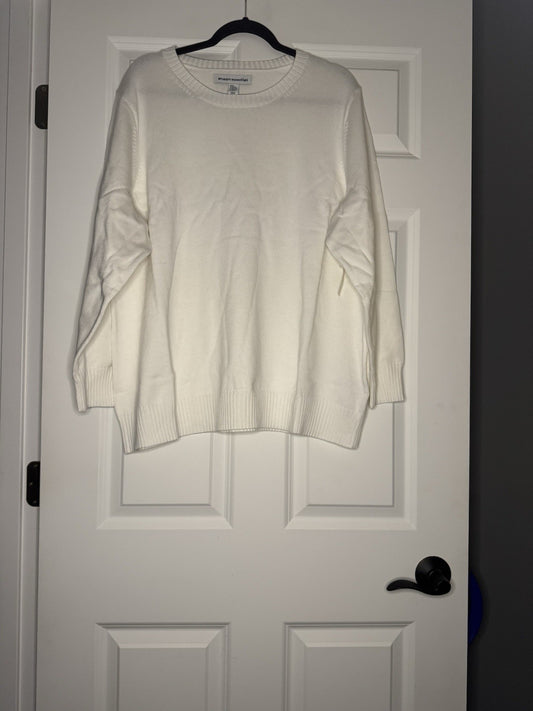Amazon Essentials Sweater White Size 3x NWT 
