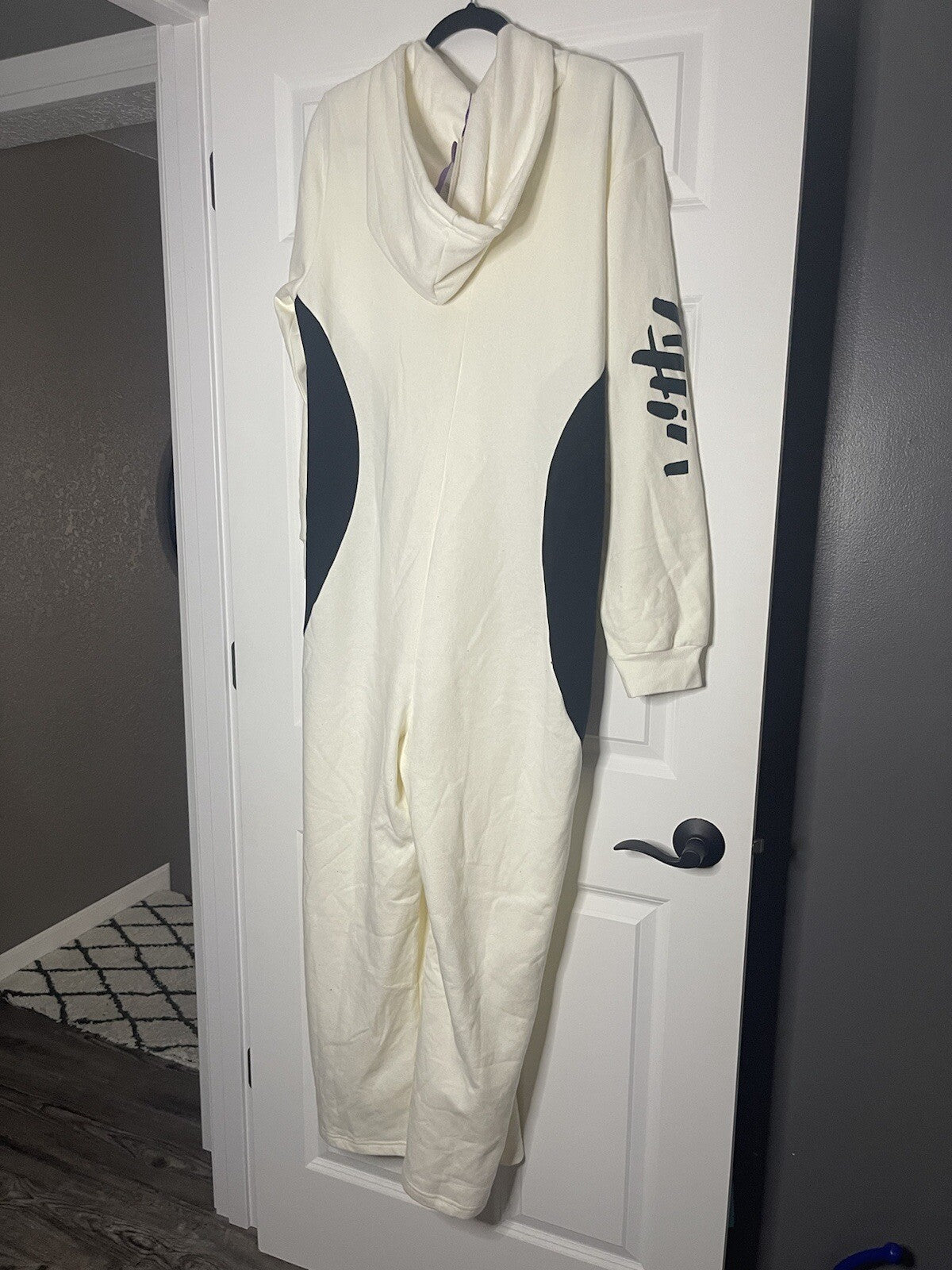 Yitty major label one piece  xl ivory and black NWT 114.95