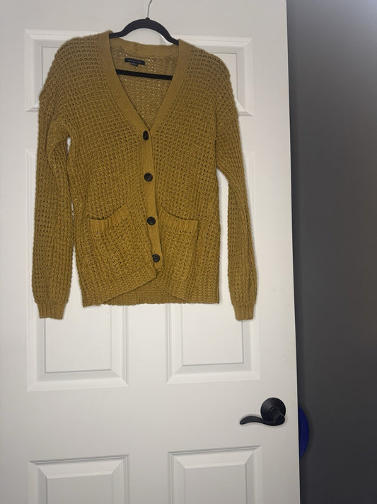 American Eagle Cardigan Mustard XS 