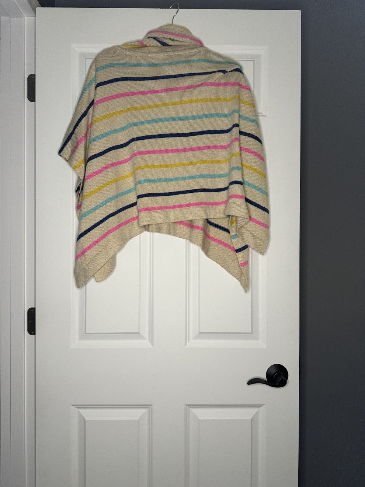 Thml XS/s Shawl/pullover Sweater Cream Blue Yellow Green Pink 