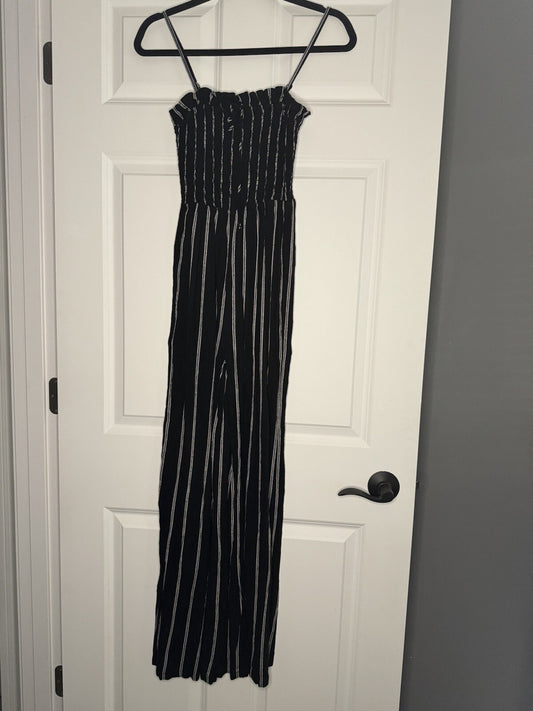 Billabong Jumpsuit Black And White Small