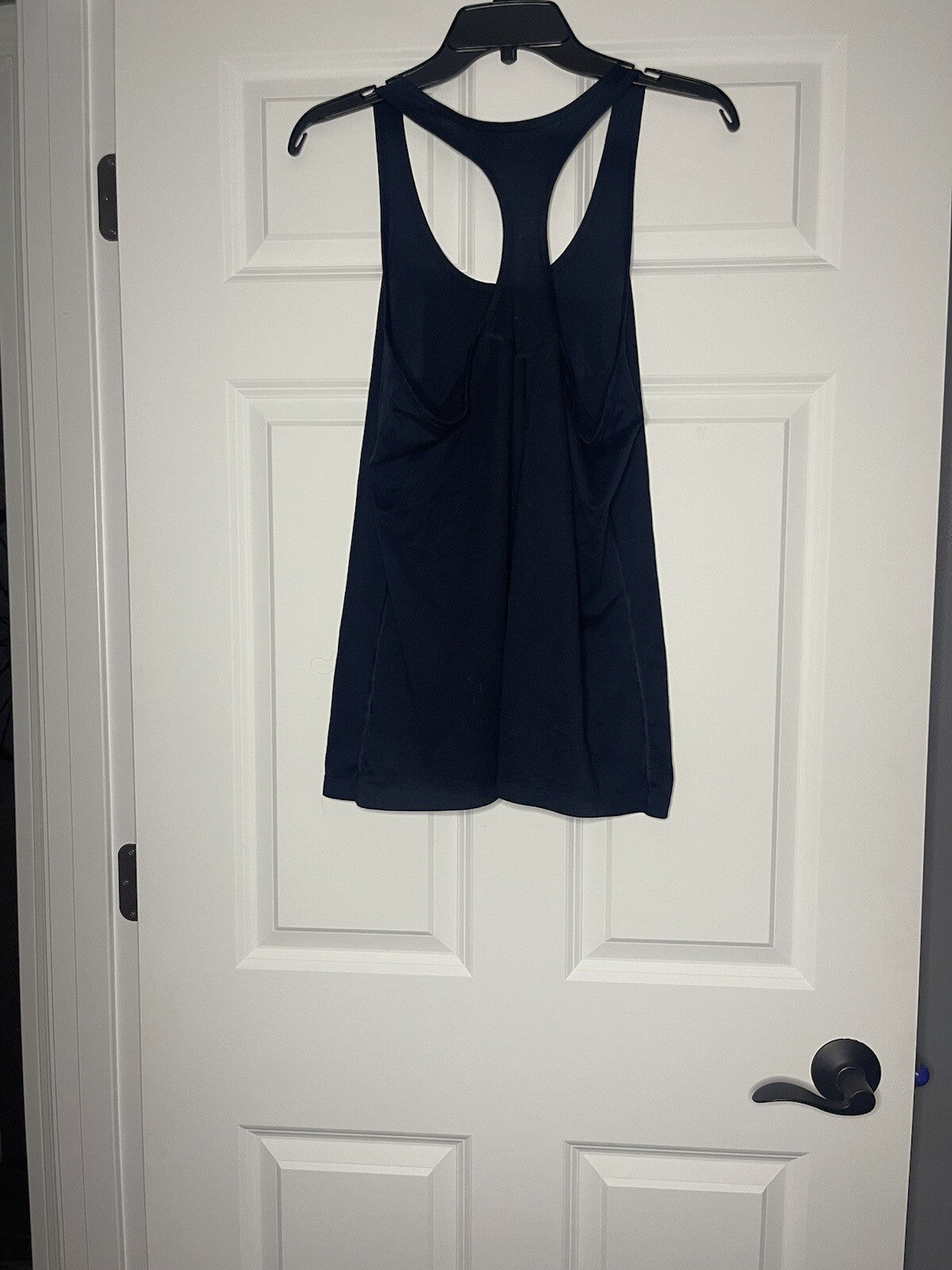 Nike dri fit slim fit tank large navy 