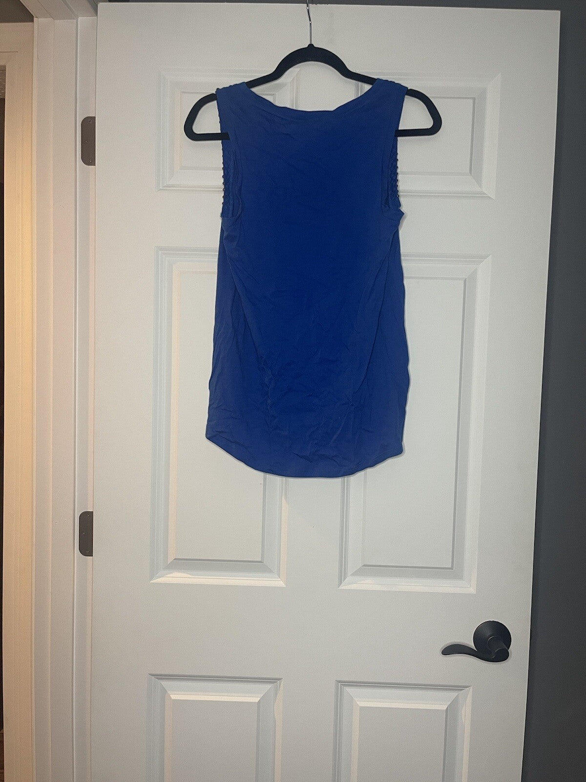 Express sleeveless blouse small blue with stars nwt 
