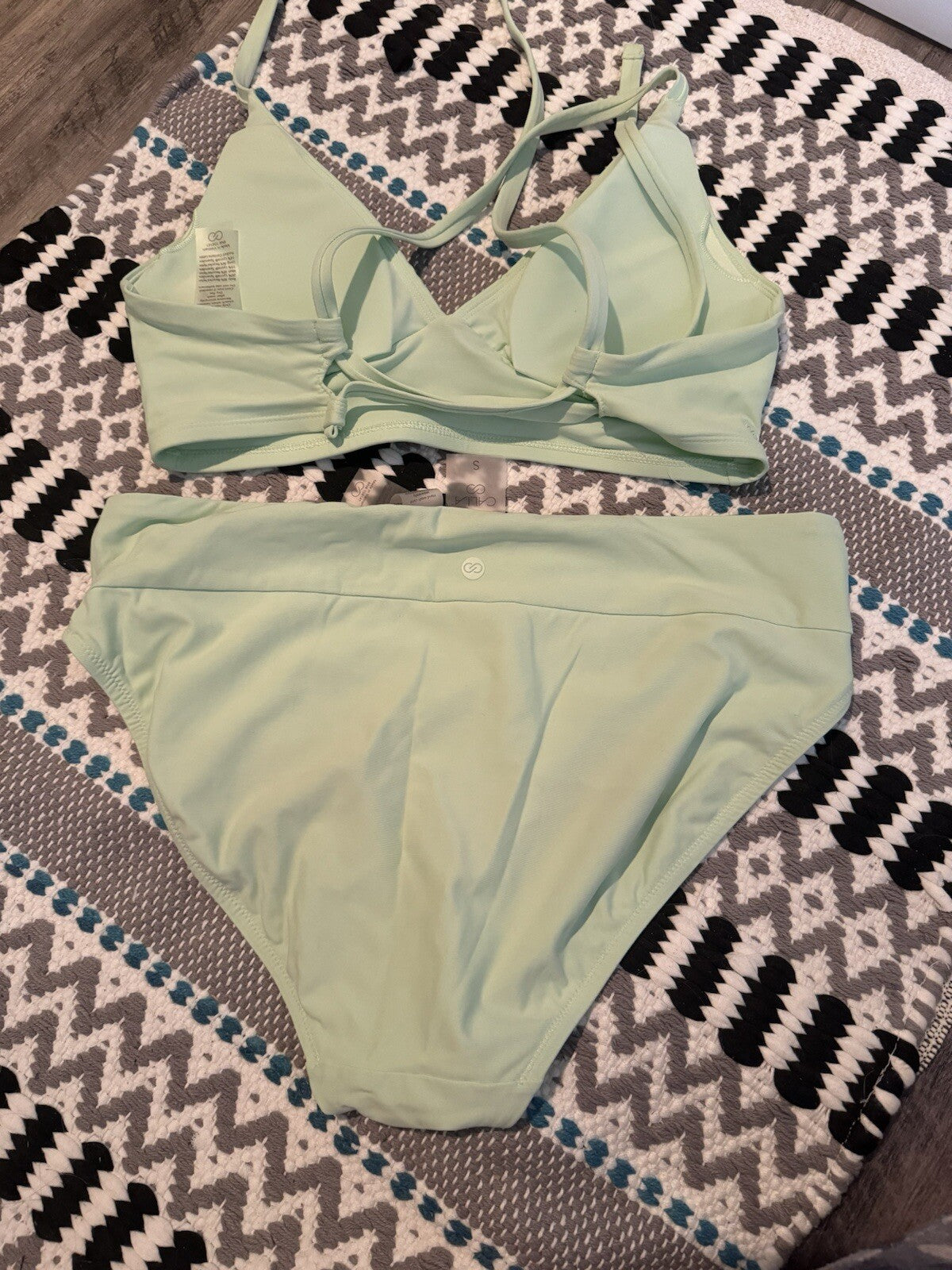 Calia 2 Piece Bikini Small Light Green 