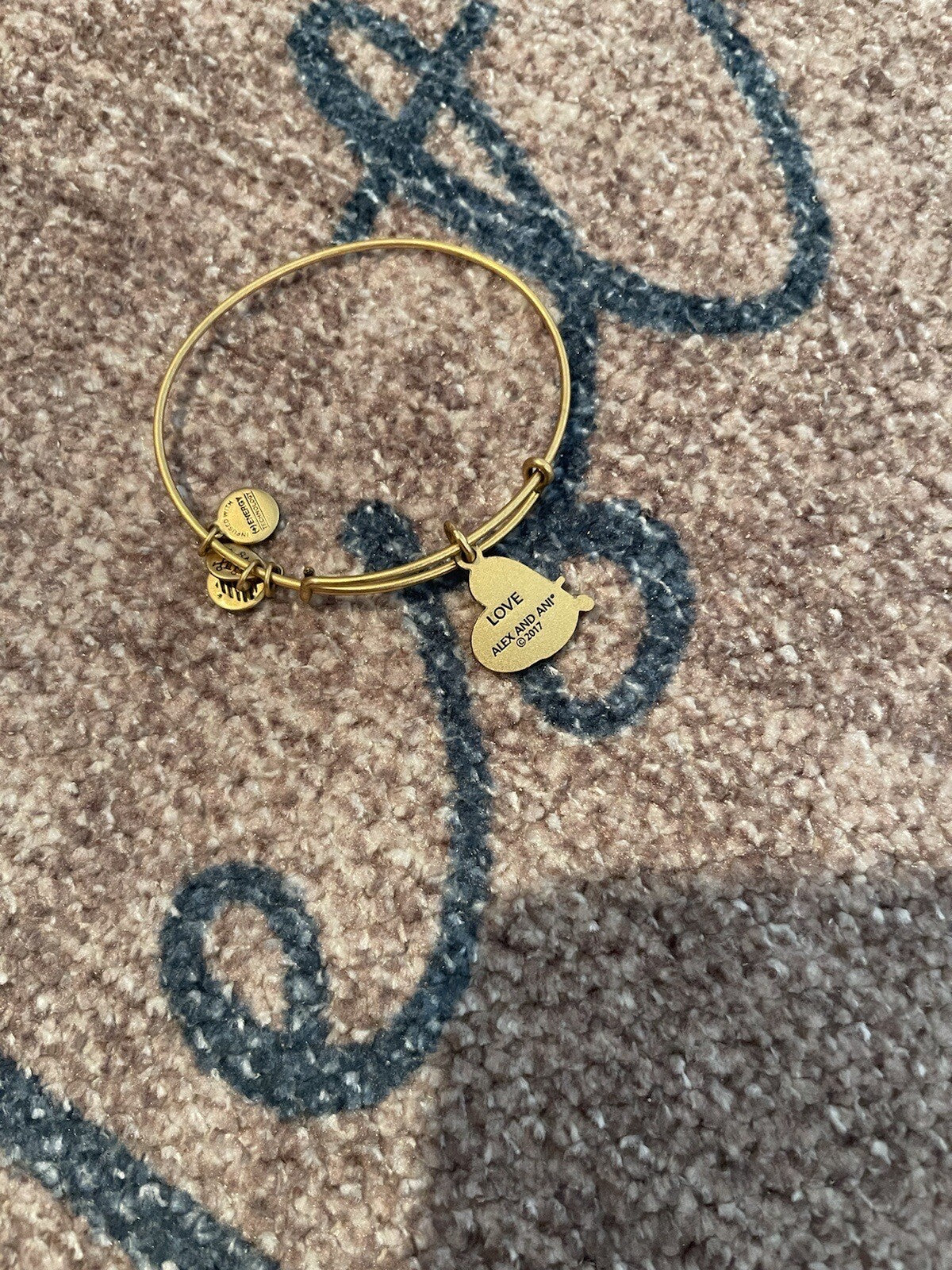 Alex And Ani Love Bangle Bracelet