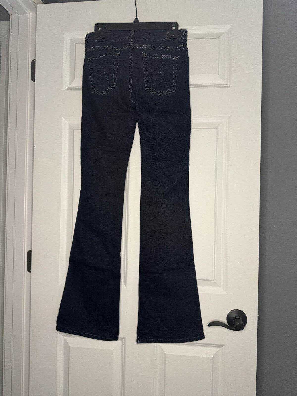 7 For All Mankind A Pocket Flare Jeans Size 25 Dark Wash 