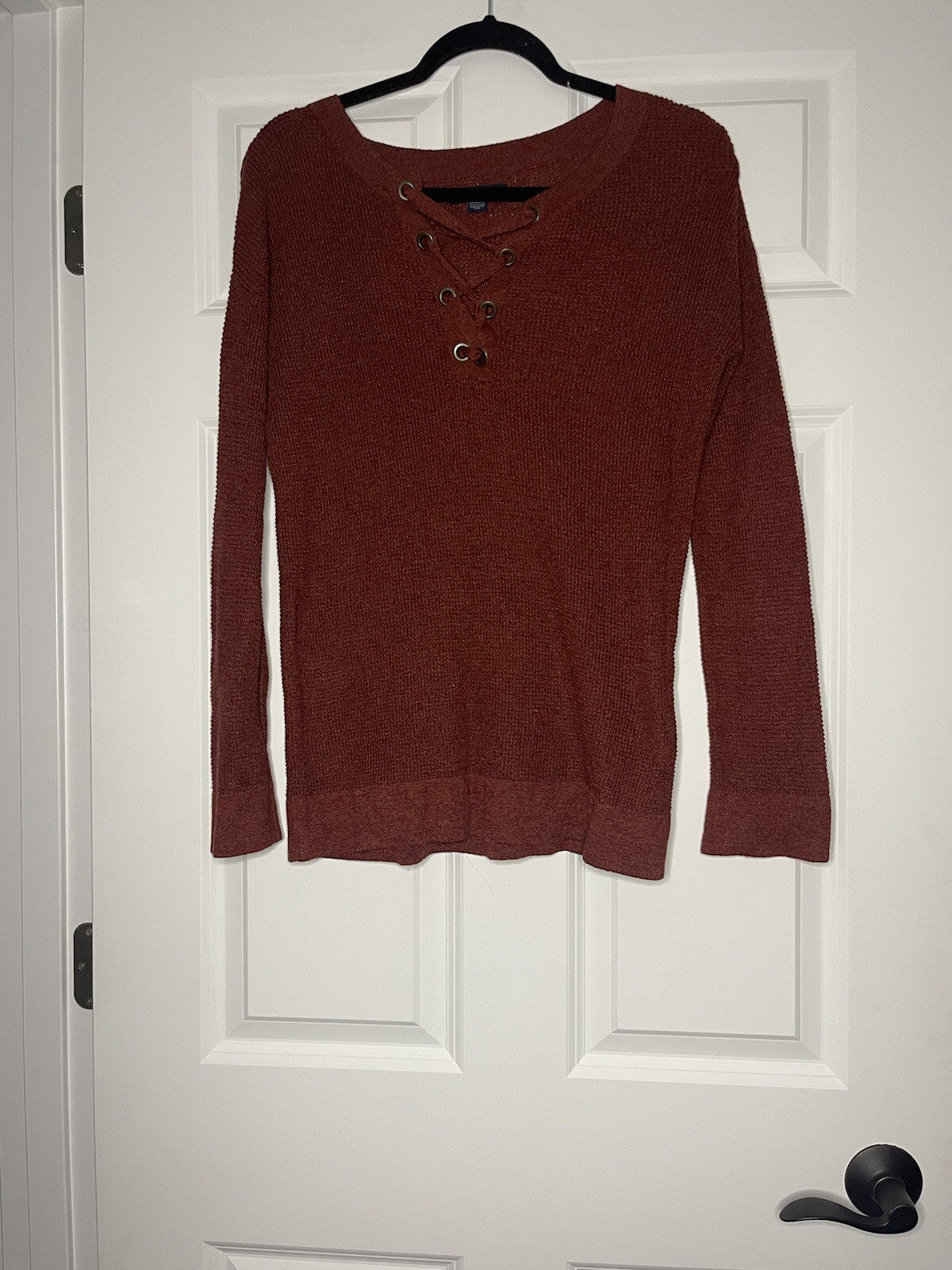 American eagle jegging fit sweater xs red
