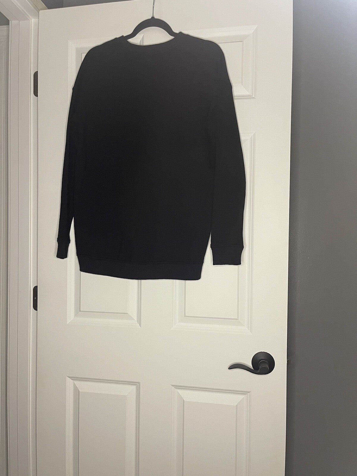Bobi Crew Sweatshirt With Zip Up Sides Small Black Excellent Condition