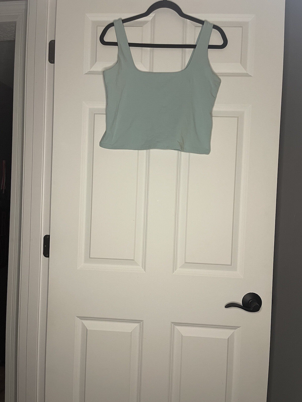 Abercrombie and Fitch Crop Tank Large Light Blue 
