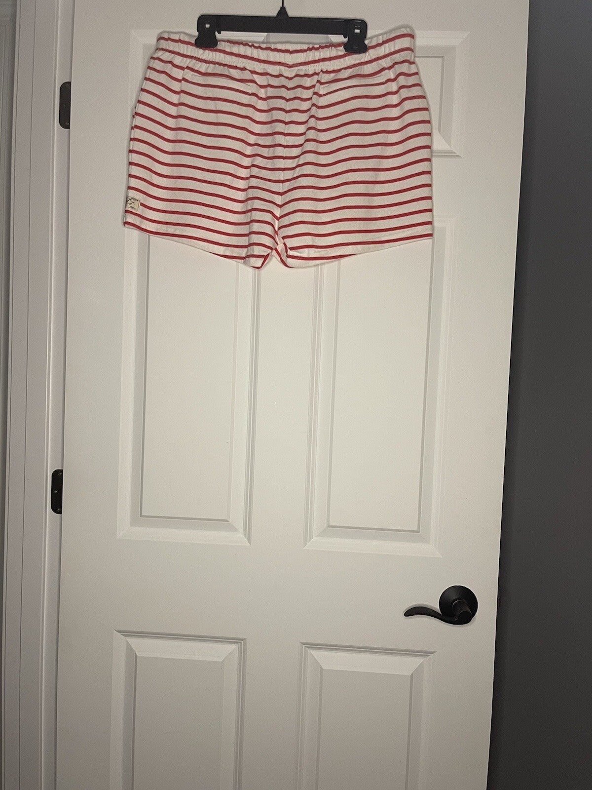 Joules Shorts Size 12 Red Cream Stripe Nwt 