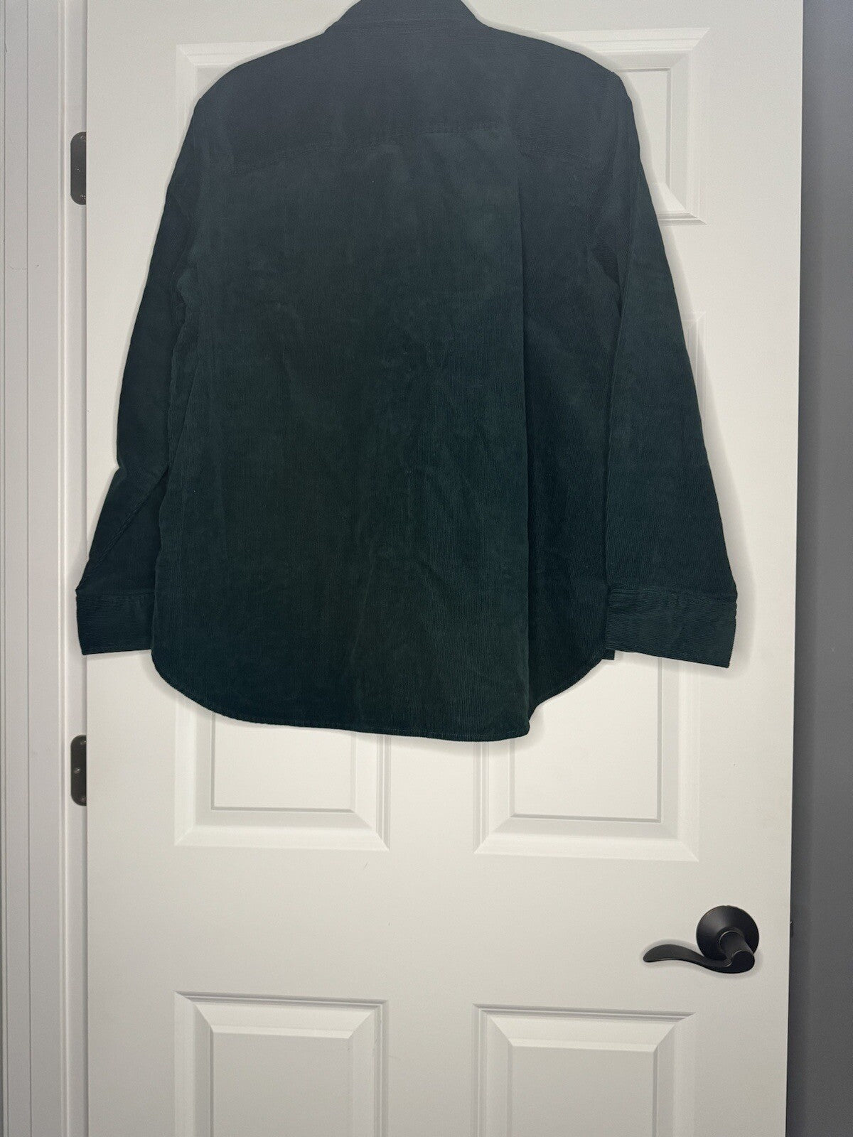 J Crew Corduroy Button Up Top Green Nwt Msrp 110.00