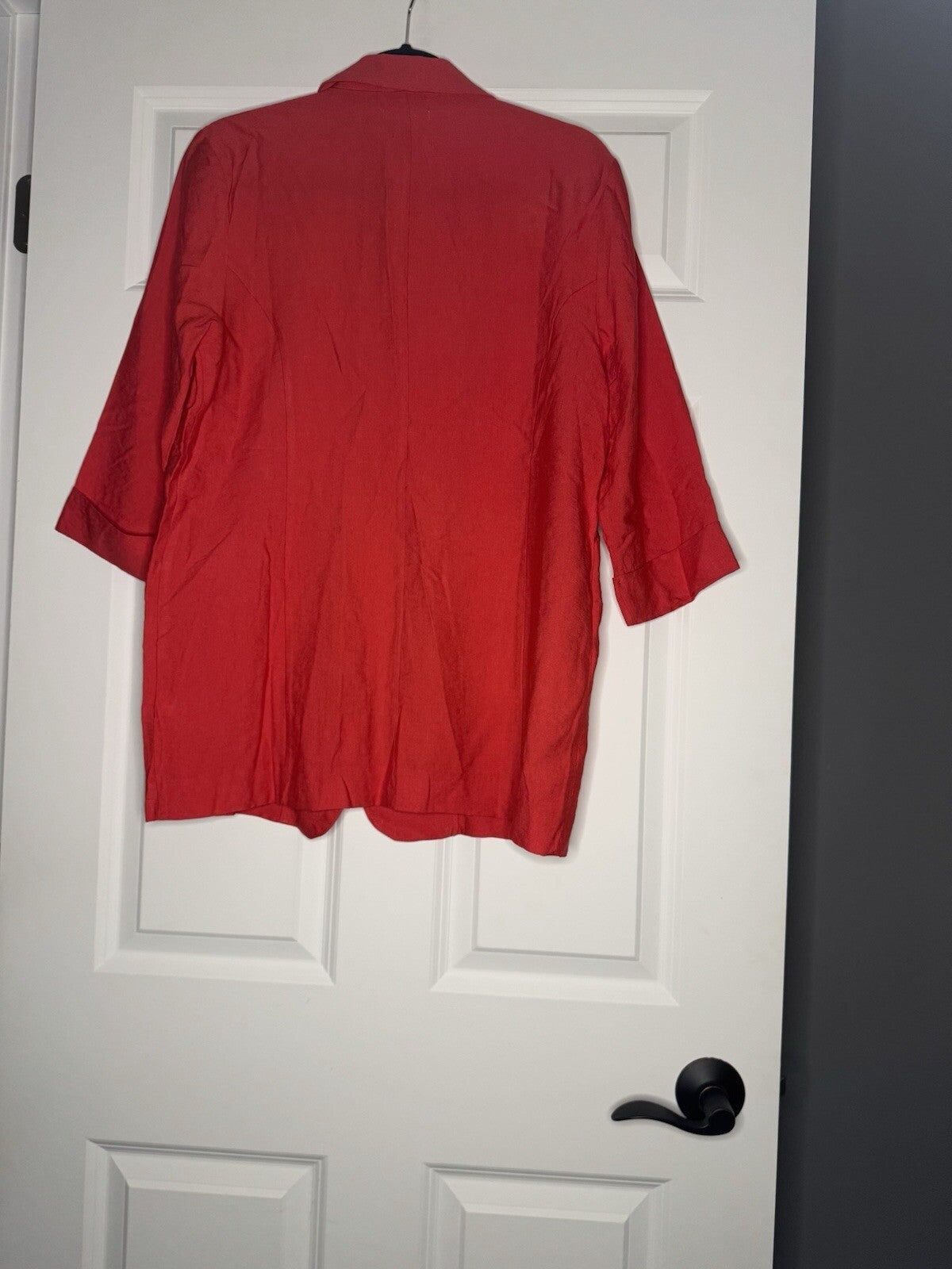 Maurice’s 3/4 Sleeve Blazer Large Salmon Nwt 