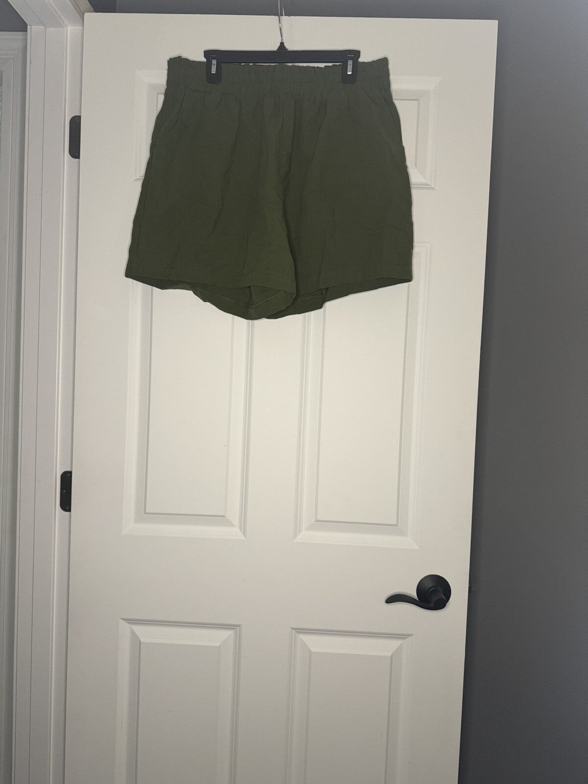 In’voland 2 Piece Outfit 16w Green Short Sleeve Button Up Shorts Nwt 
