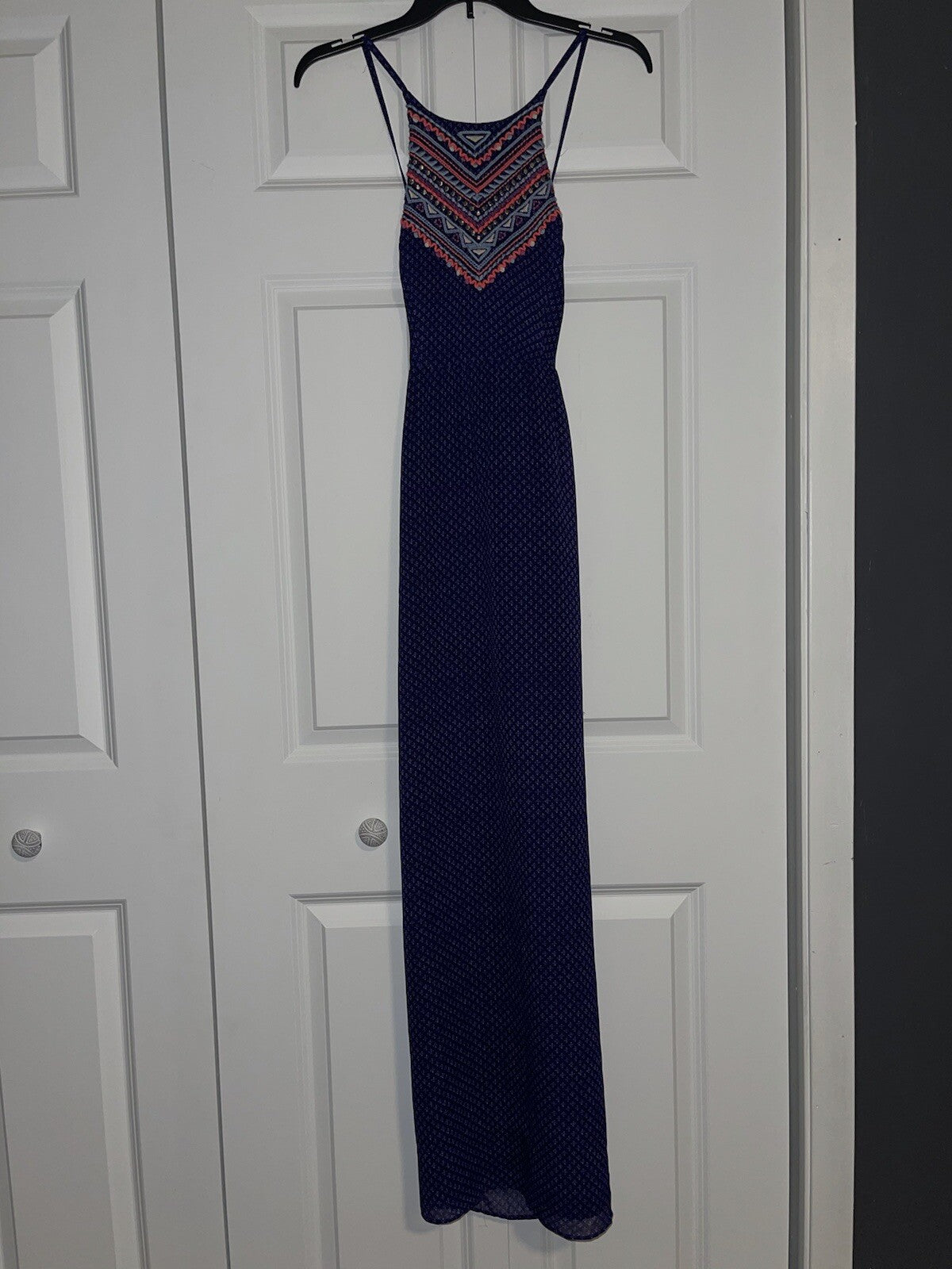 American Eagle size 4 dress blue pink purple white nwt 