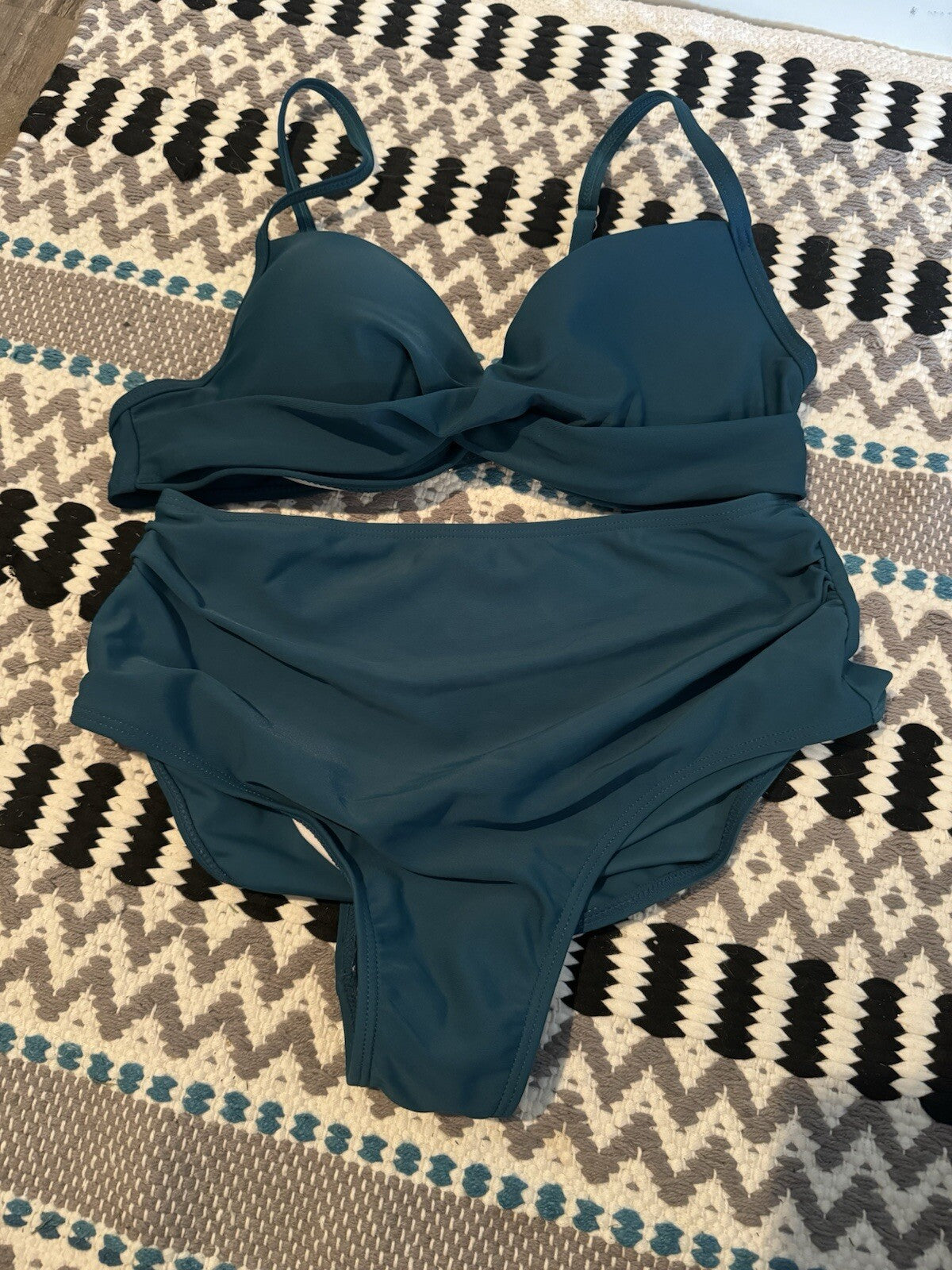 SHEIN 2 Piece Bikini Small Green