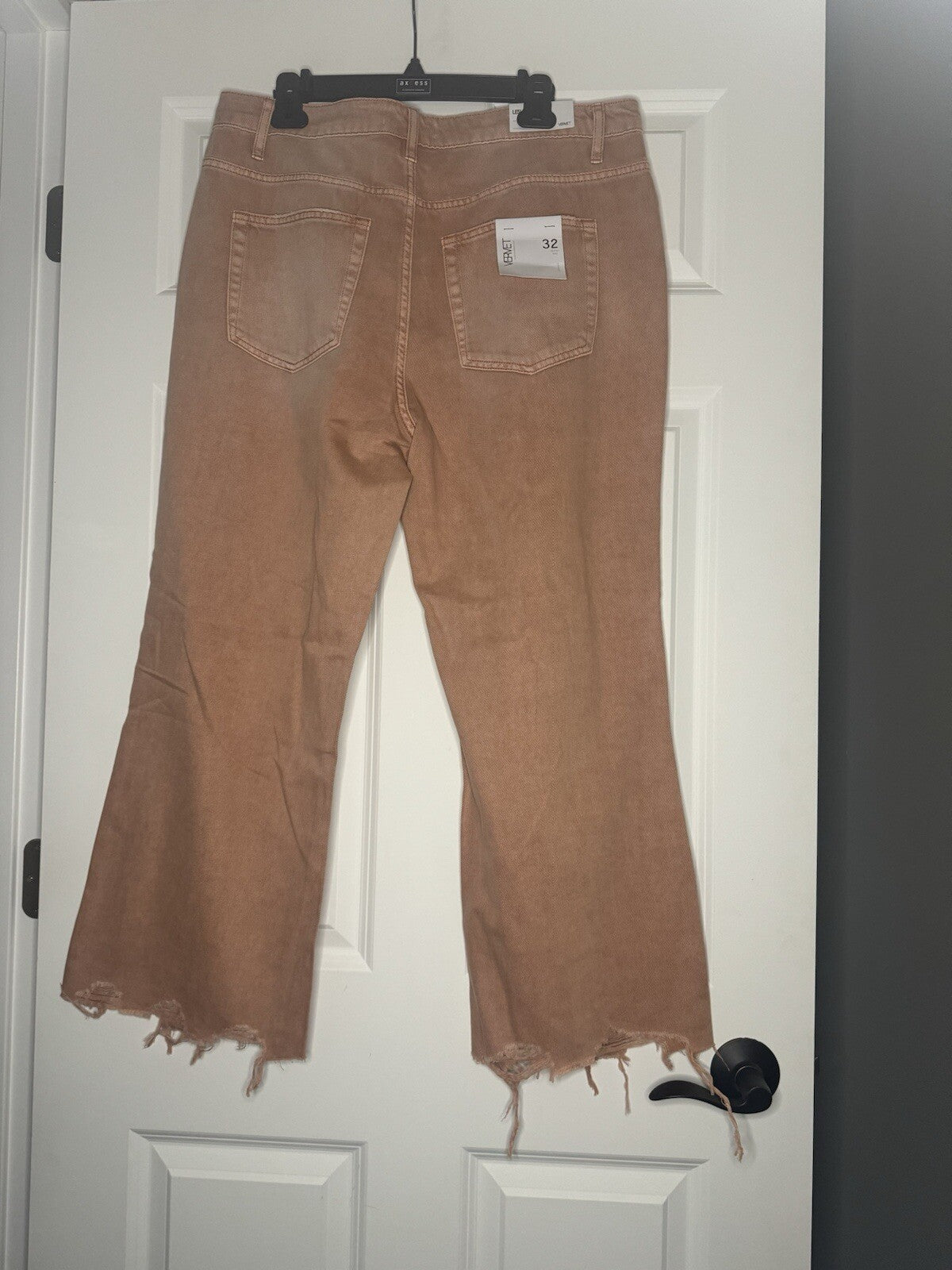 Vervet Leslie 90’s Vintage Flare Jeans 32 Faded Rust Nwt 
