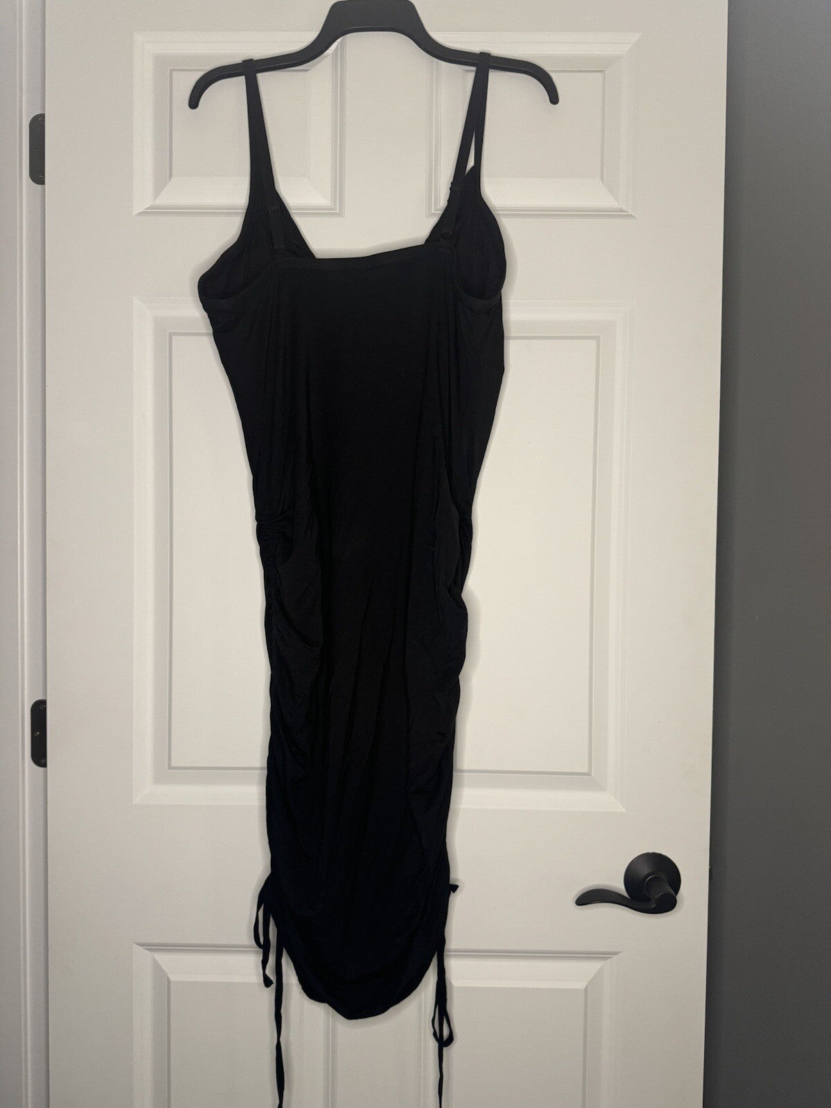 Popilush Sleeveless Dress Black Built In Shapewear Xxl Cinched Sides 