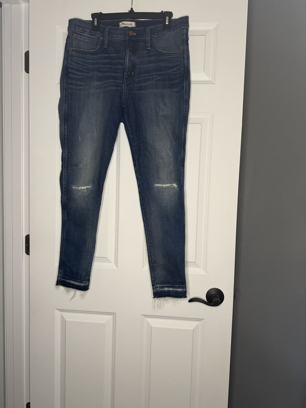 Madewell 9” High Rise Skinny Jeans Size 32 Blue