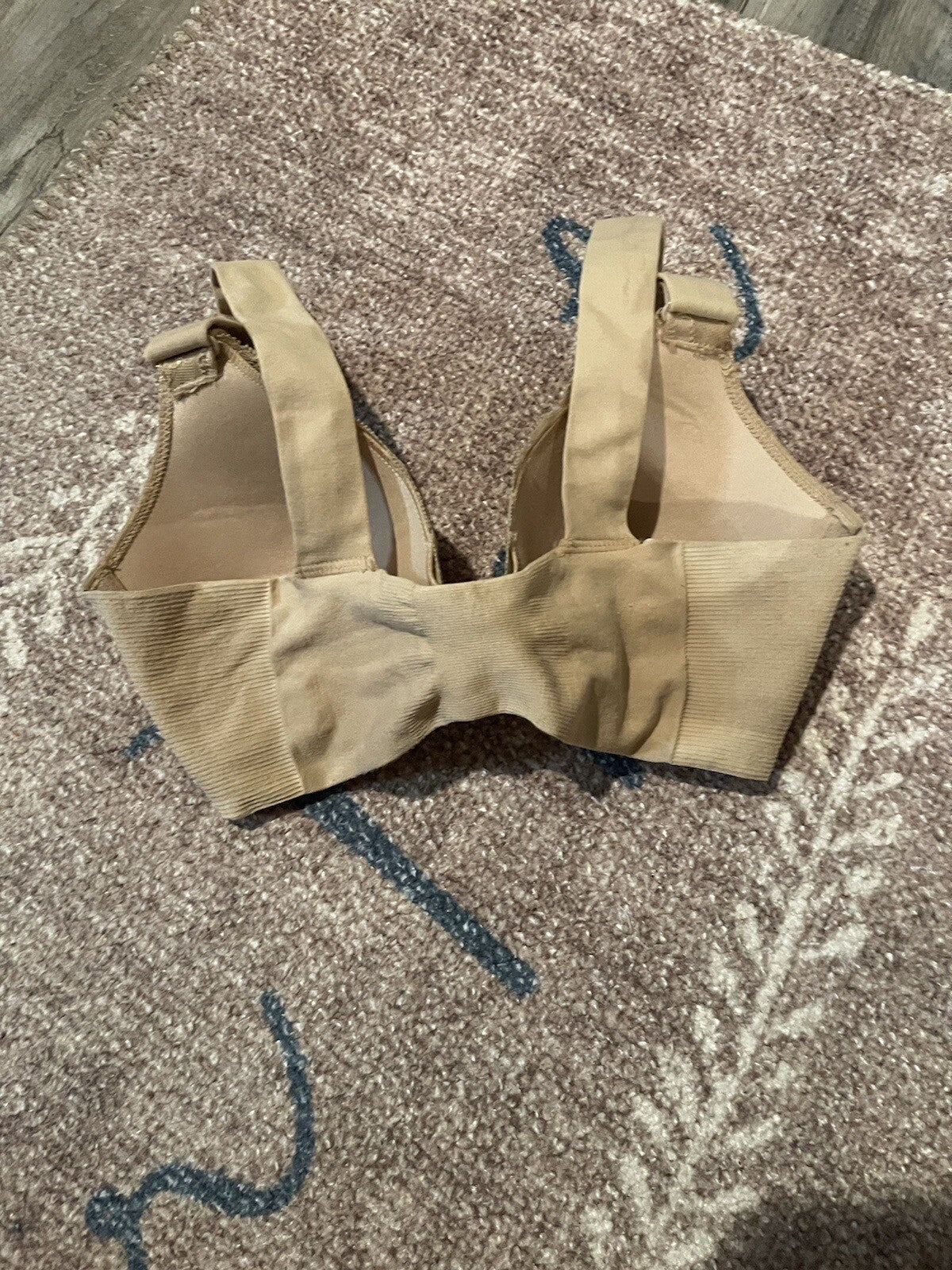 Spanx 34a Lace Bra Beige 