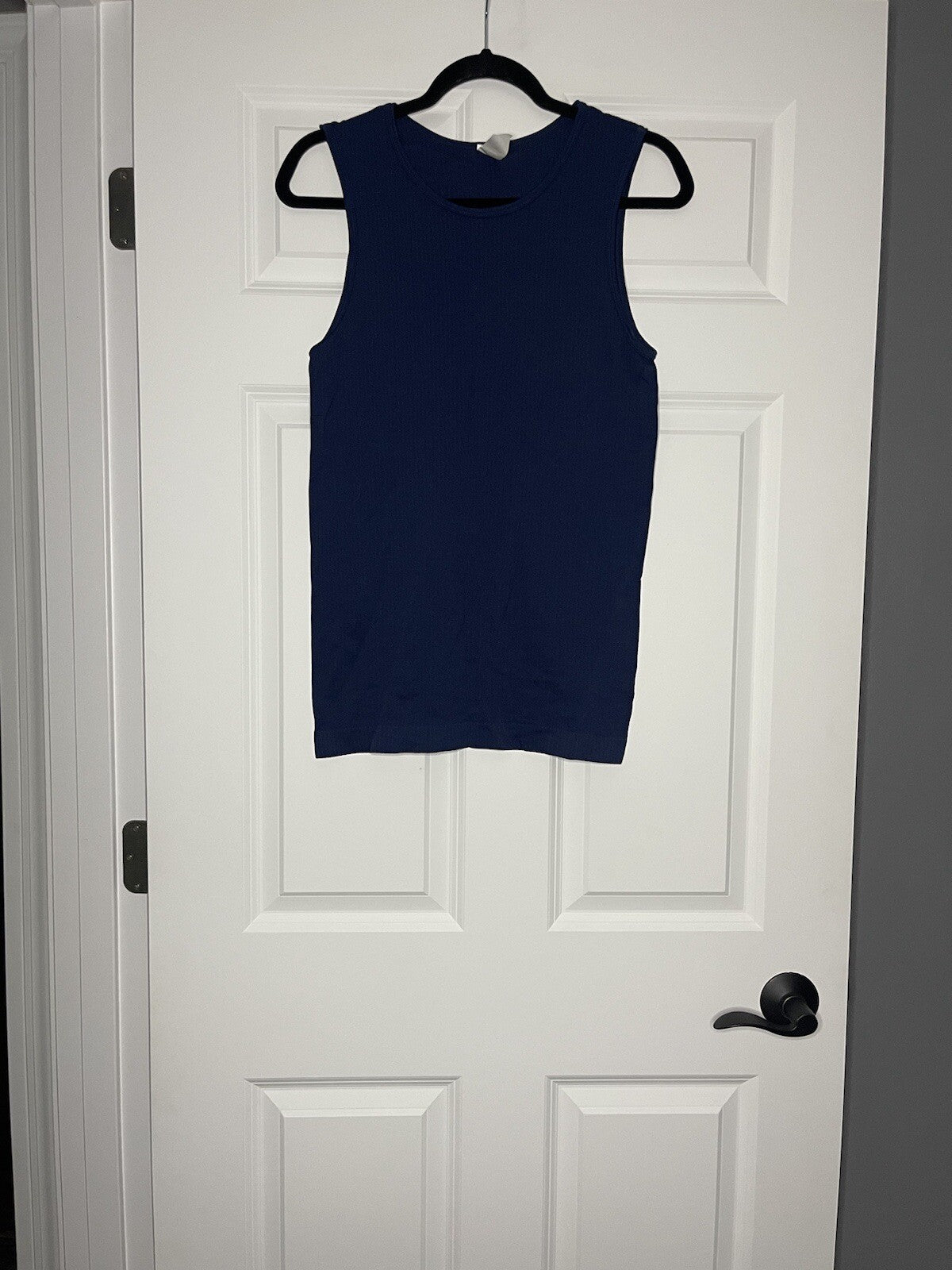 Zyia active large ribbed tank navy 
